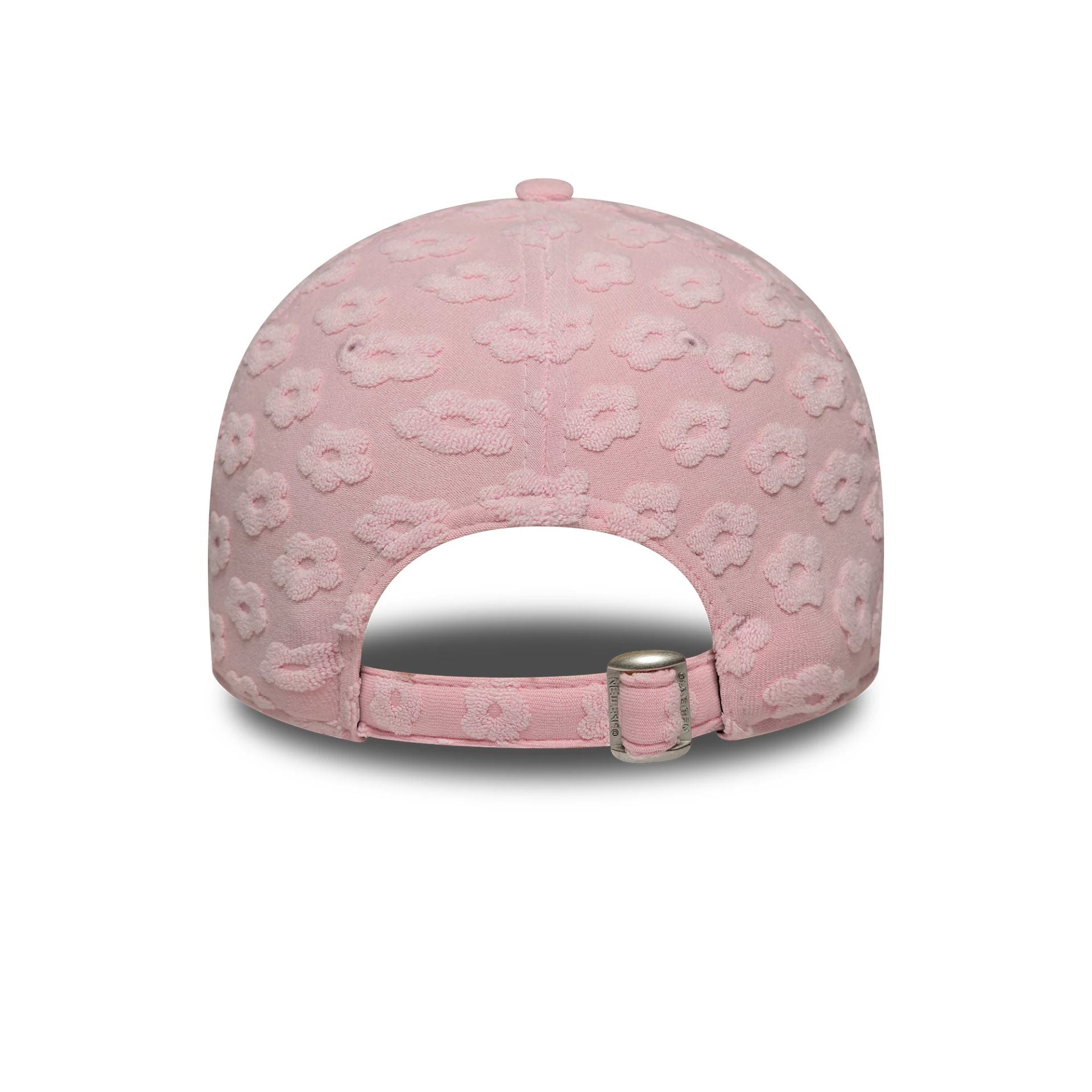 New York Yankees Womens MLB Floral Towelling Pastel Pink 9FORTY Adjustable Cap