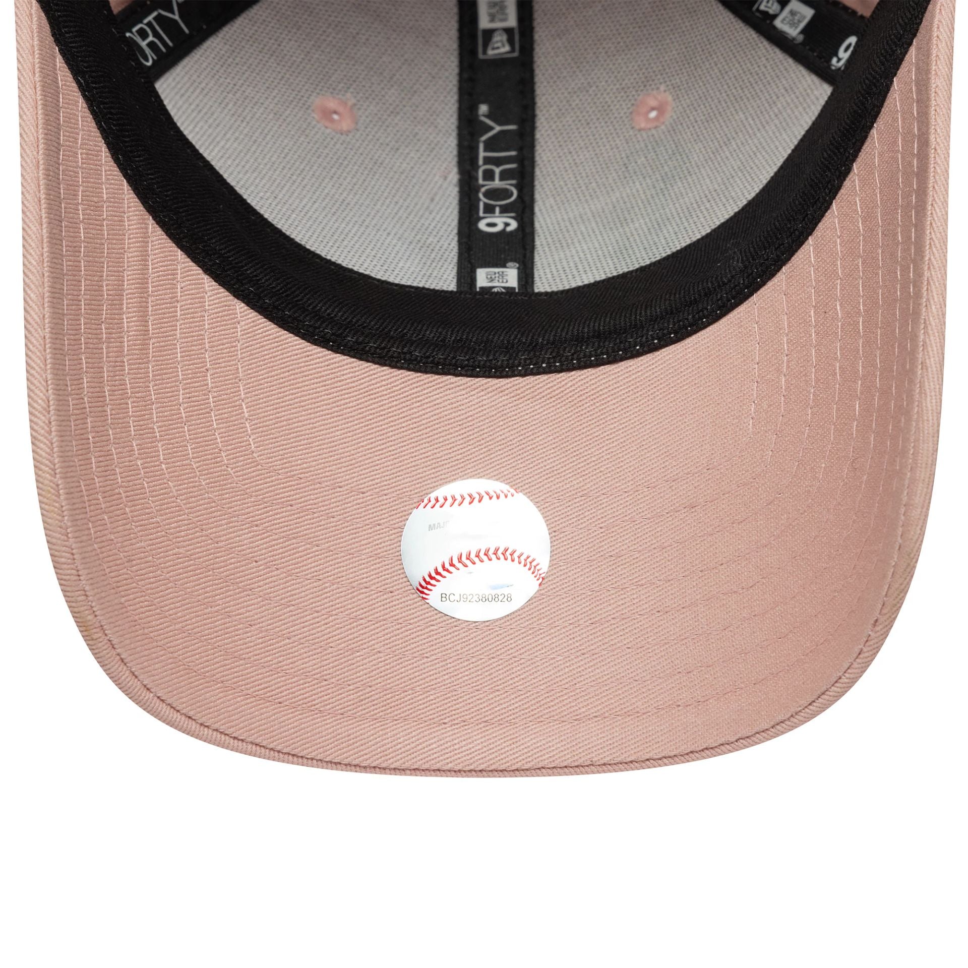 New York Yankees Womens MLB Beaded Pastel Pink 9FORTY Adjustable Cap