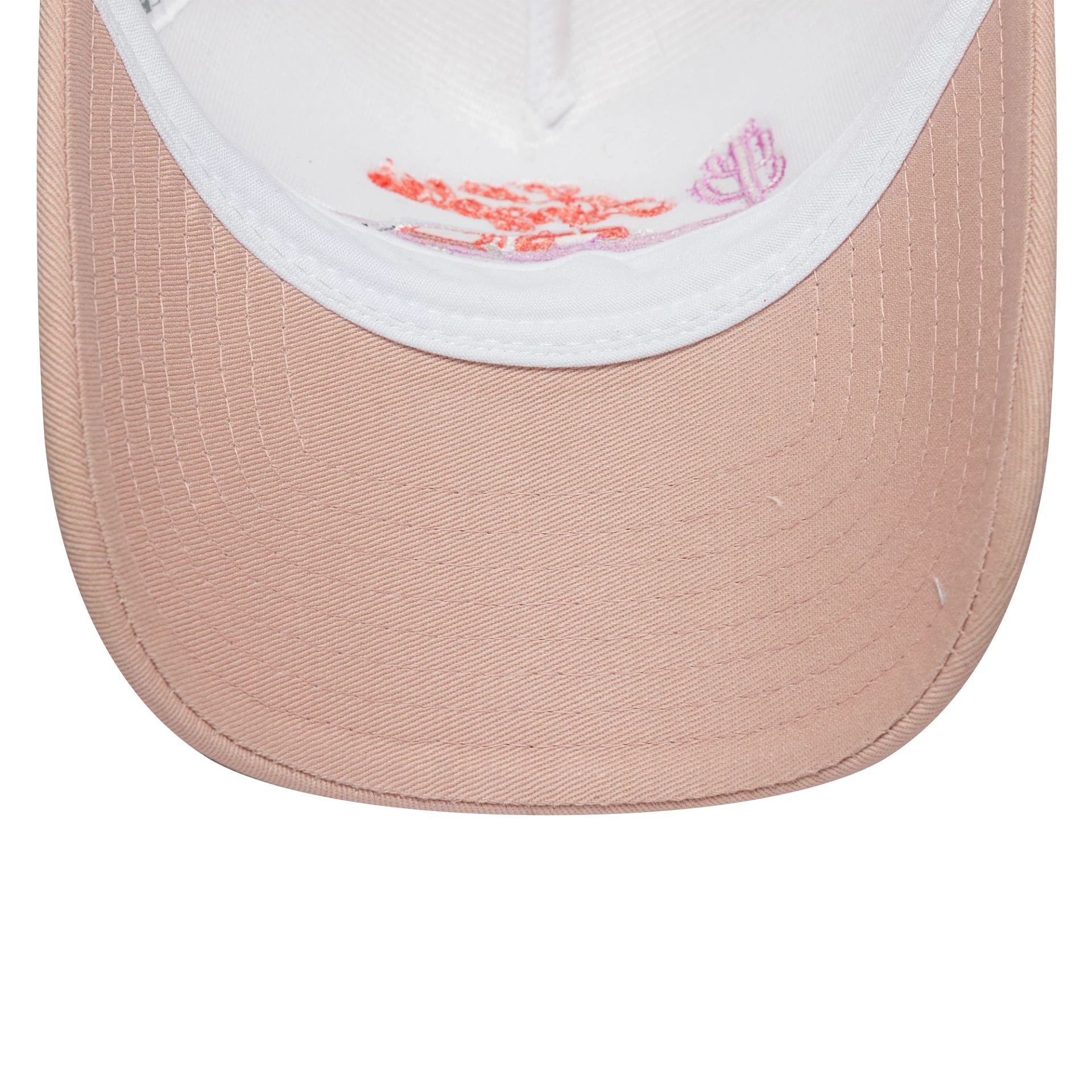 Womens New Era Western Pastel Pink 9FORTY A-Frame Trucker Adjustable Cap