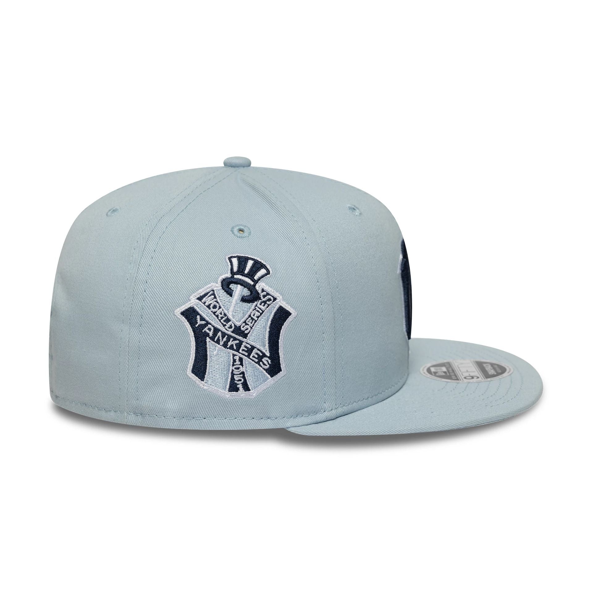 New York Yankees MLB World Series Pastel Blue 9FIFTY Original Fit Snapback Adjustable Cap