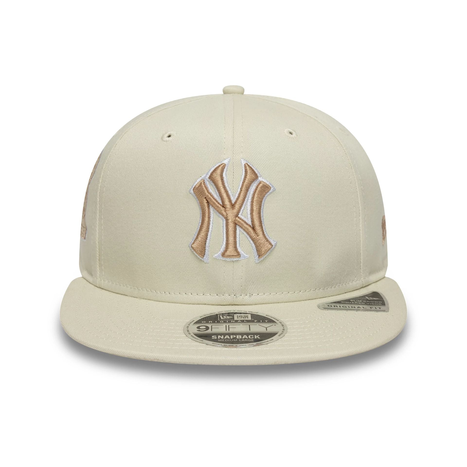 New York Yankees MLB World Series Cream 9FIFTY Original Fit Snapback Adjustable Cap