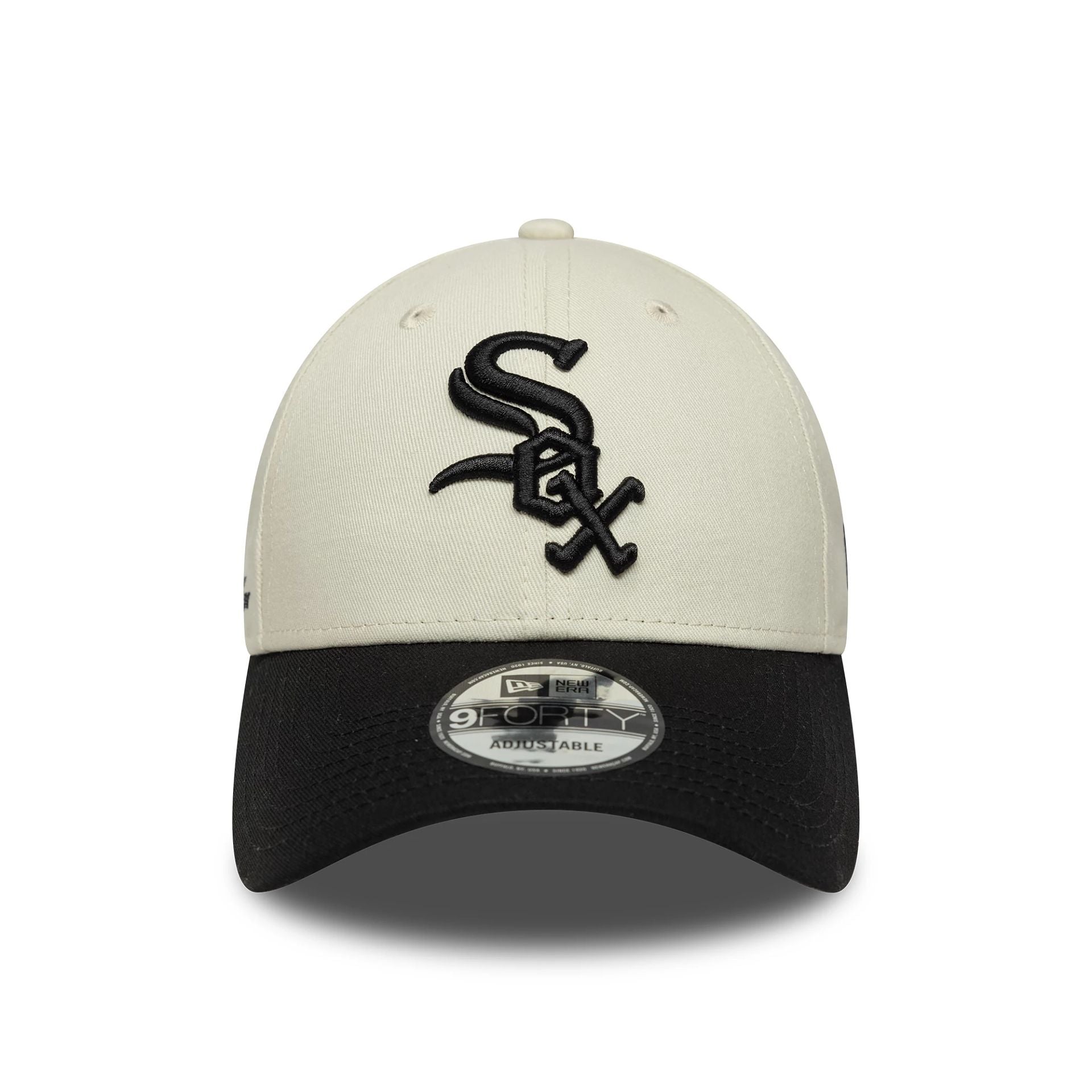 Chicago White Sox MLB Side Script Cream 9FORTY Adjustable Cap