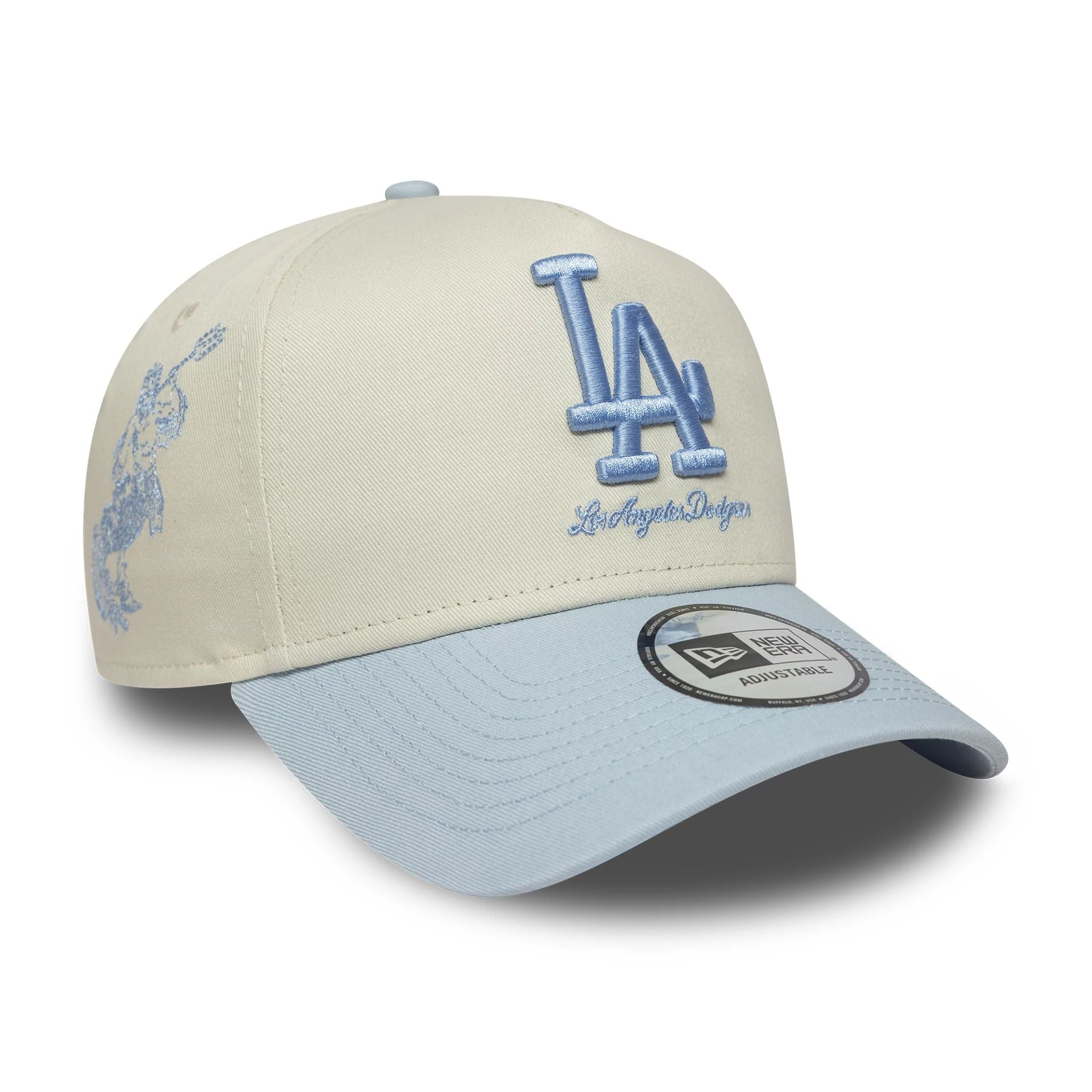 LA Dodgers MLB Mythical Cream 9FORTY E-Frame Adjustable Cap