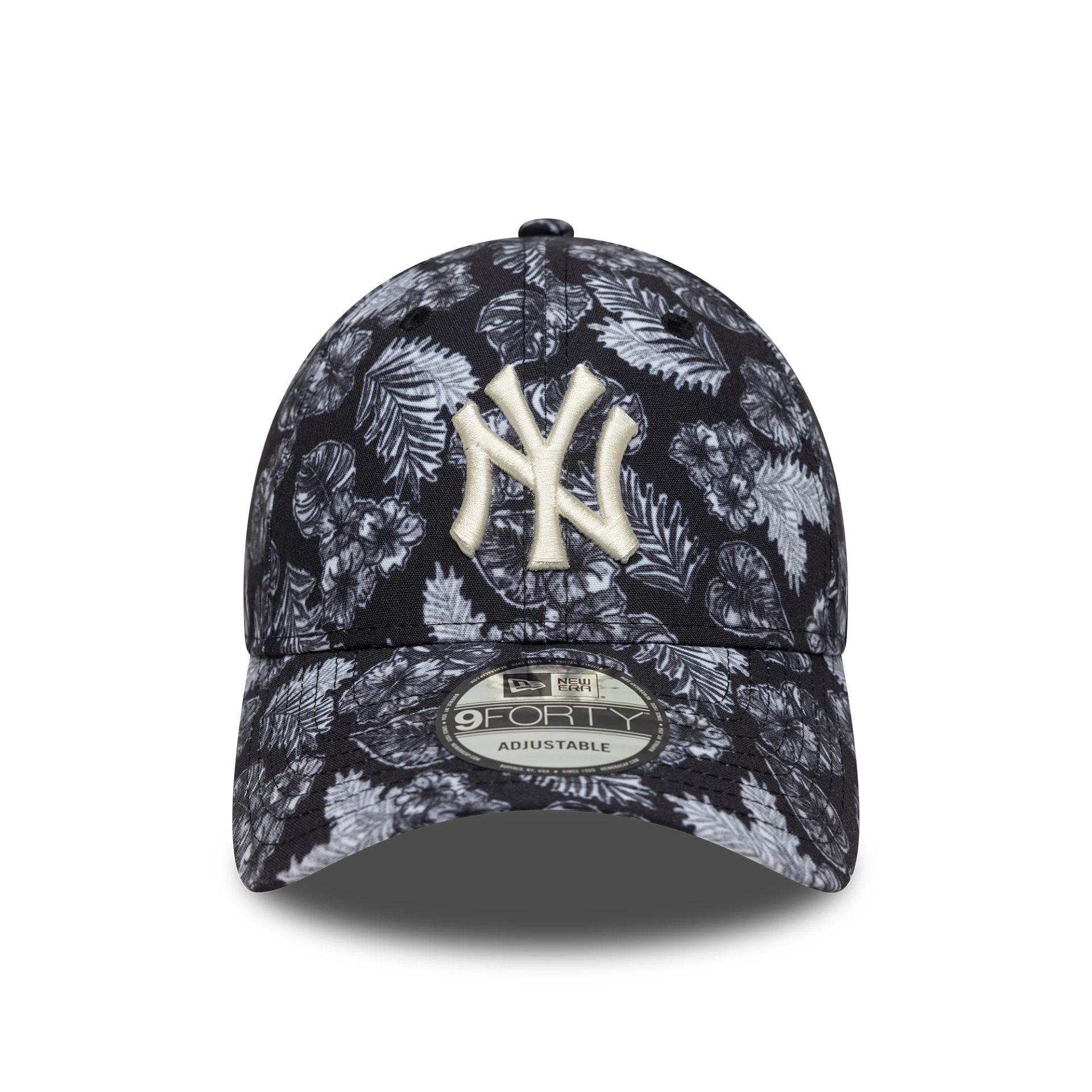 New York Yankees MLB All Over Print Black 9FORTY Adjustable Cap