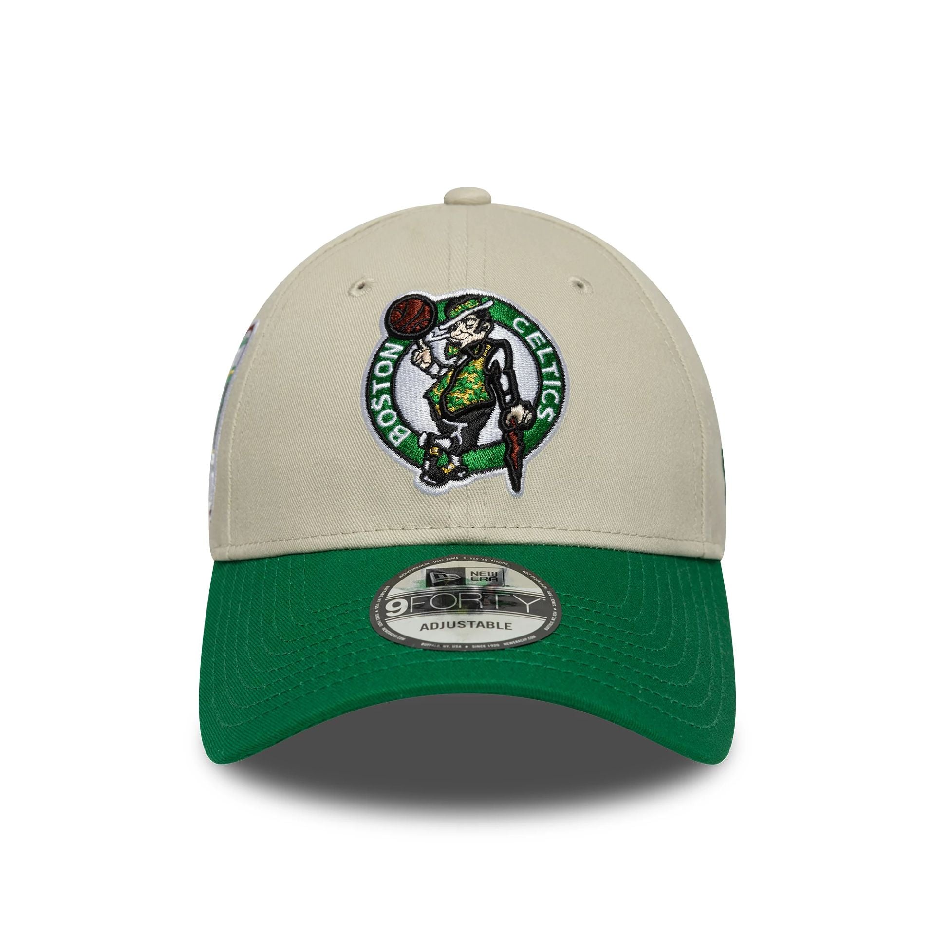 Boston Celtics NBA Contrast Patch Cream 9FORTY Adjustable Cap