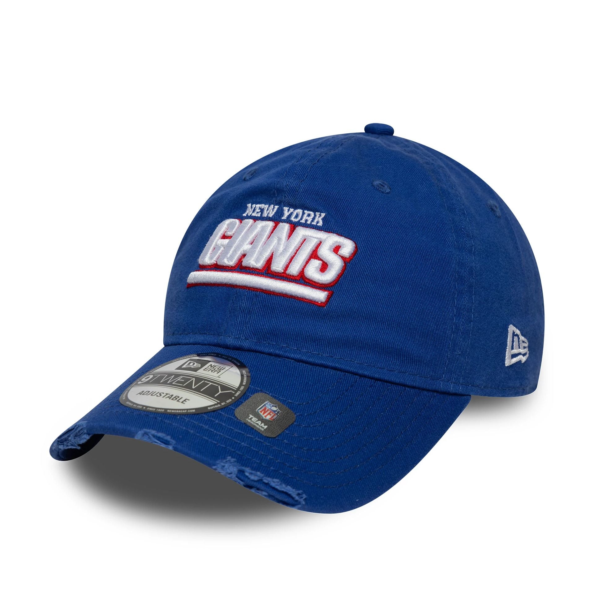 New York Giants NFL Washed Distressed Blue 9TWENTY Adjustable Cap