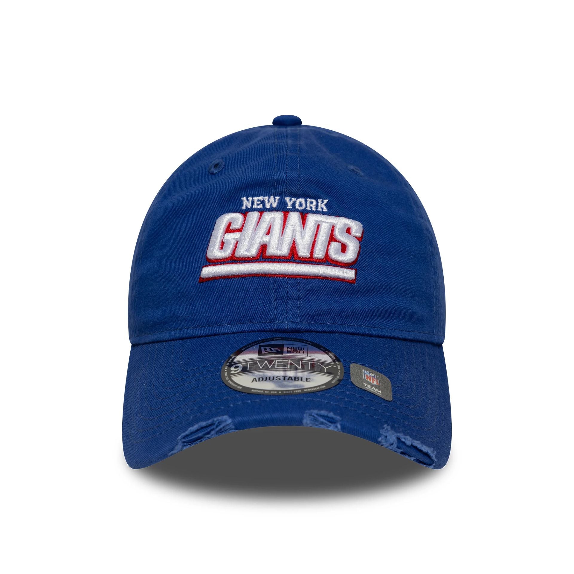 New York Giants NFL Washed Distressed Blue 9TWENTY Adjustable Cap