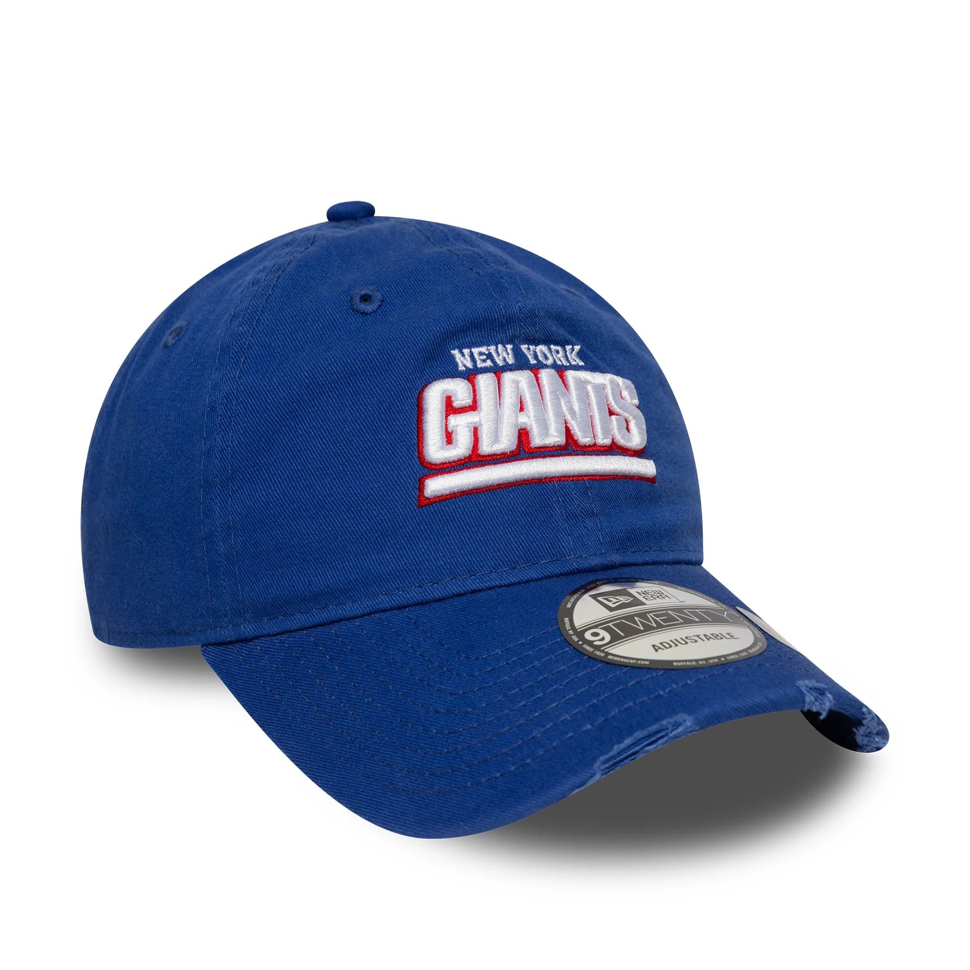 New York Giants NFL Washed Distressed Blue 9TWENTY Adjustable Cap