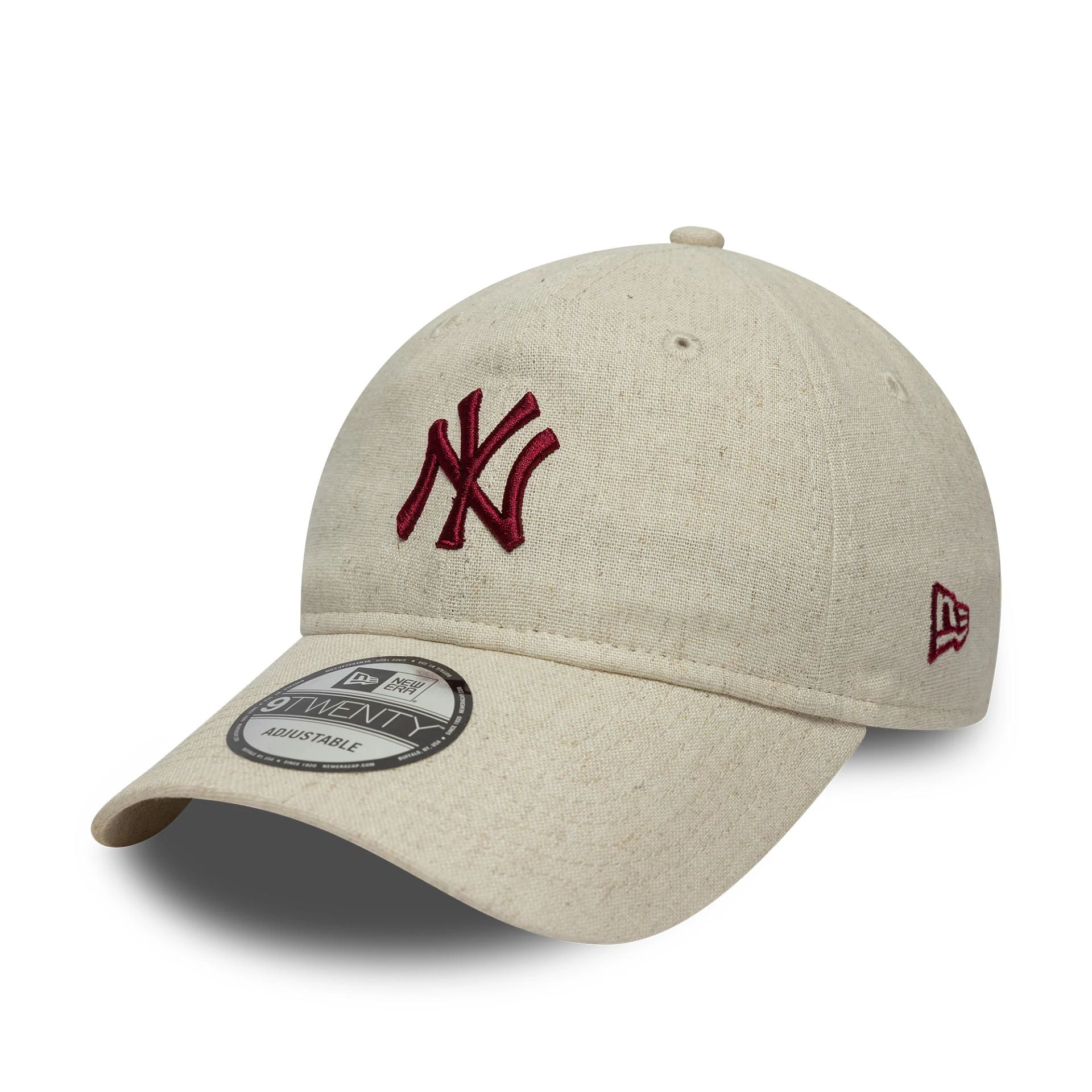 New York Yankees MLB Linen Cream 9TWENTY Adjustable Cap