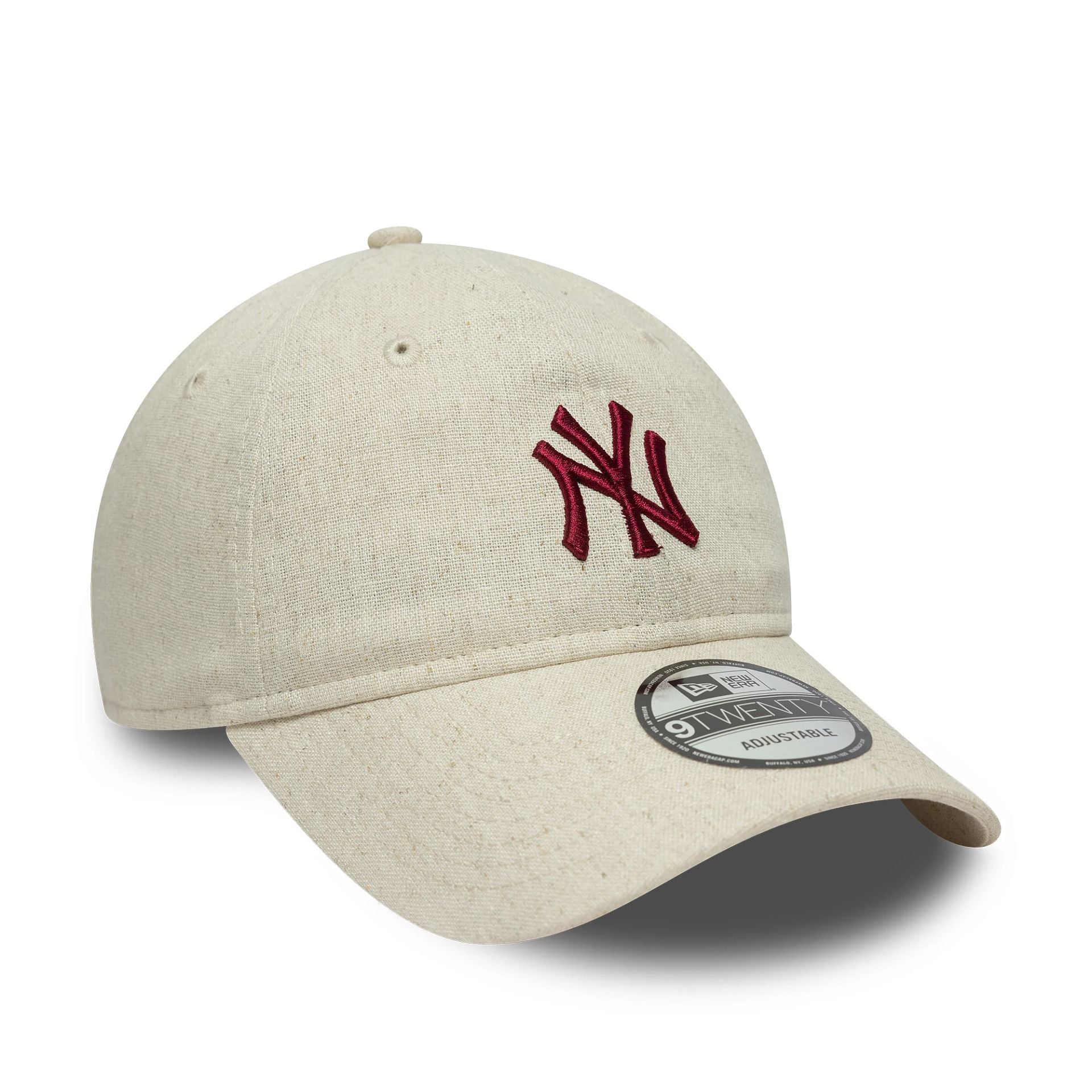 New York Yankees MLB Linen Cream 9TWENTY Adjustable Cap