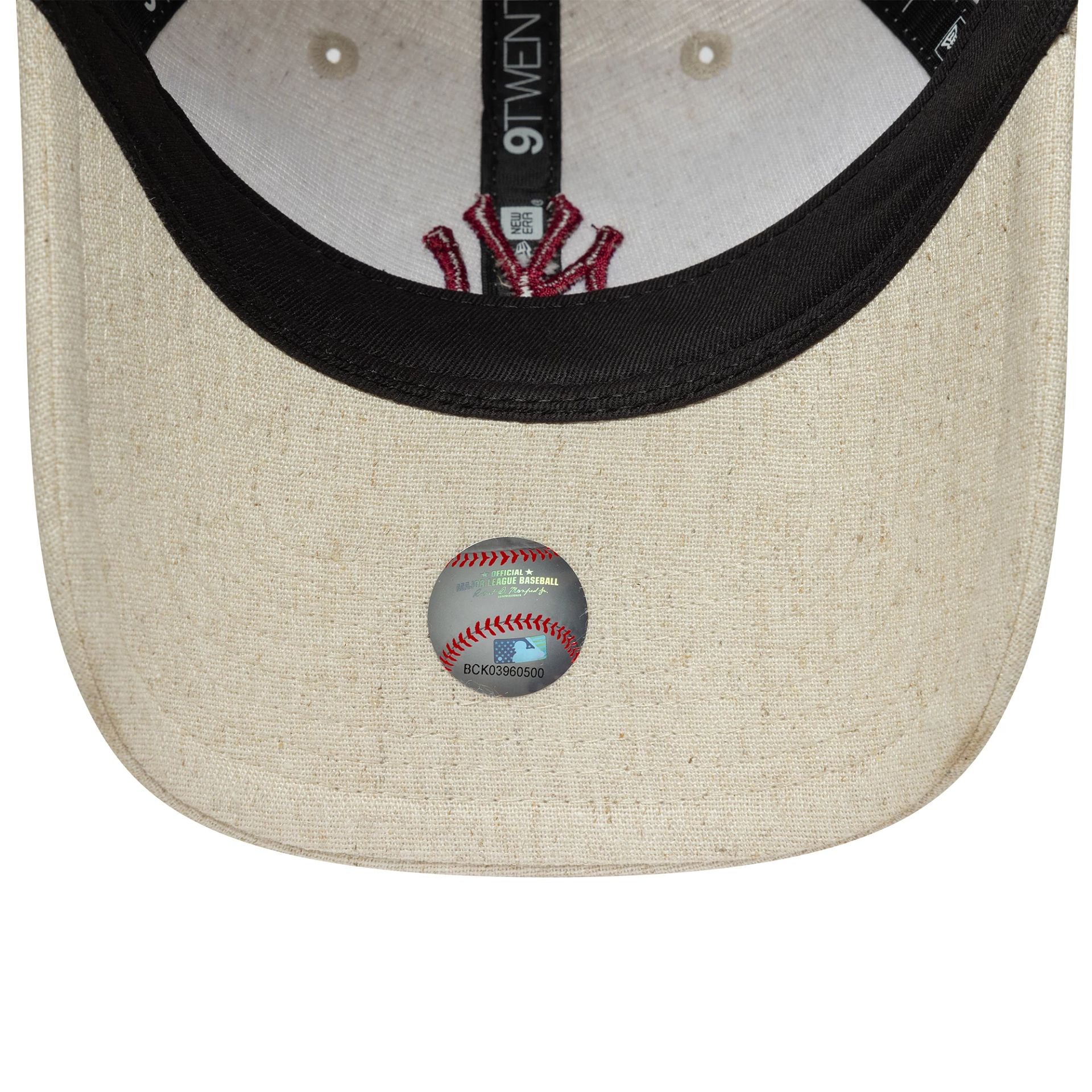 New York Yankees MLB Linen Cream 9TWENTY Adjustable Cap