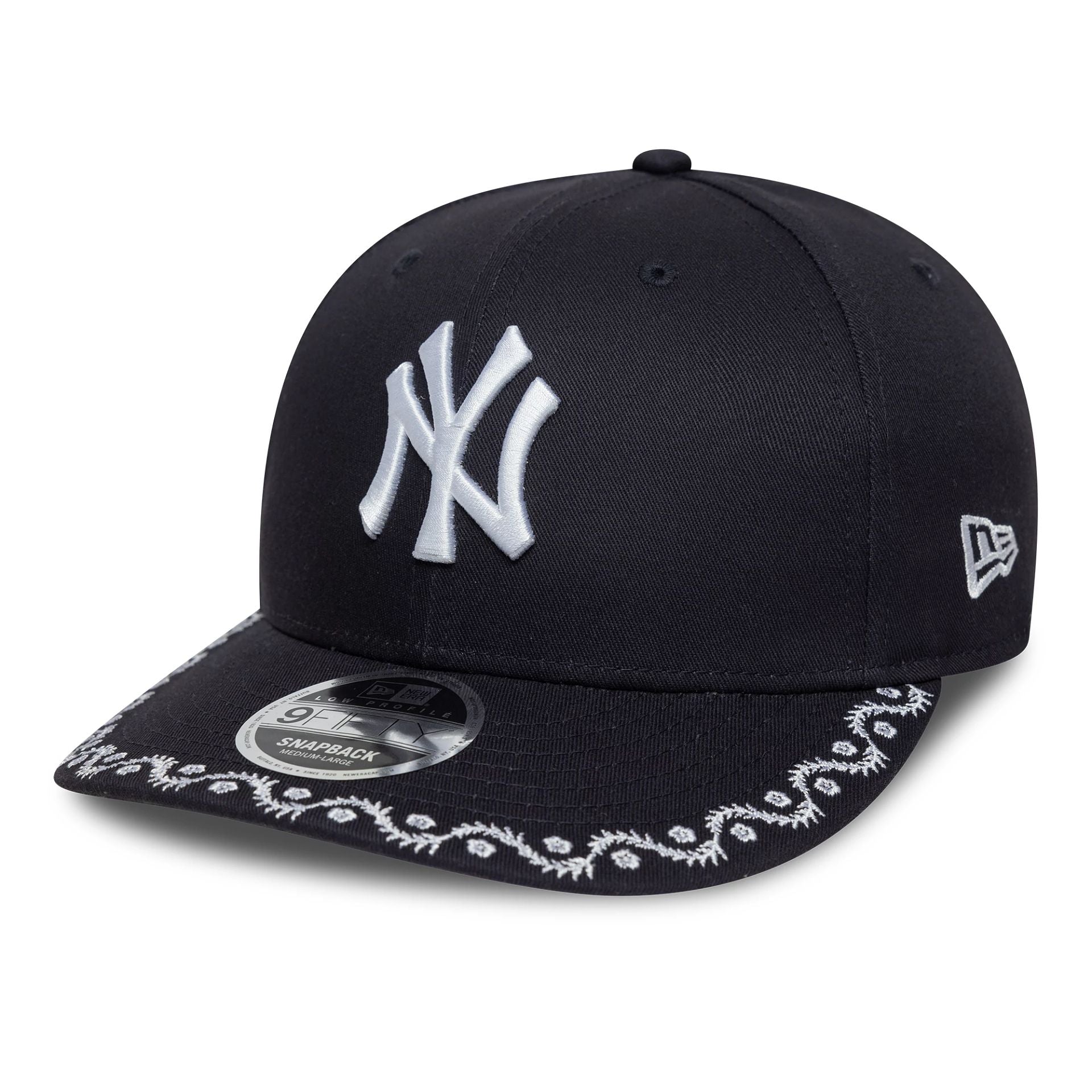 New York Yankees MLB Floral Navy Low Profile 9FIFTY Snapback Adjustable Cap