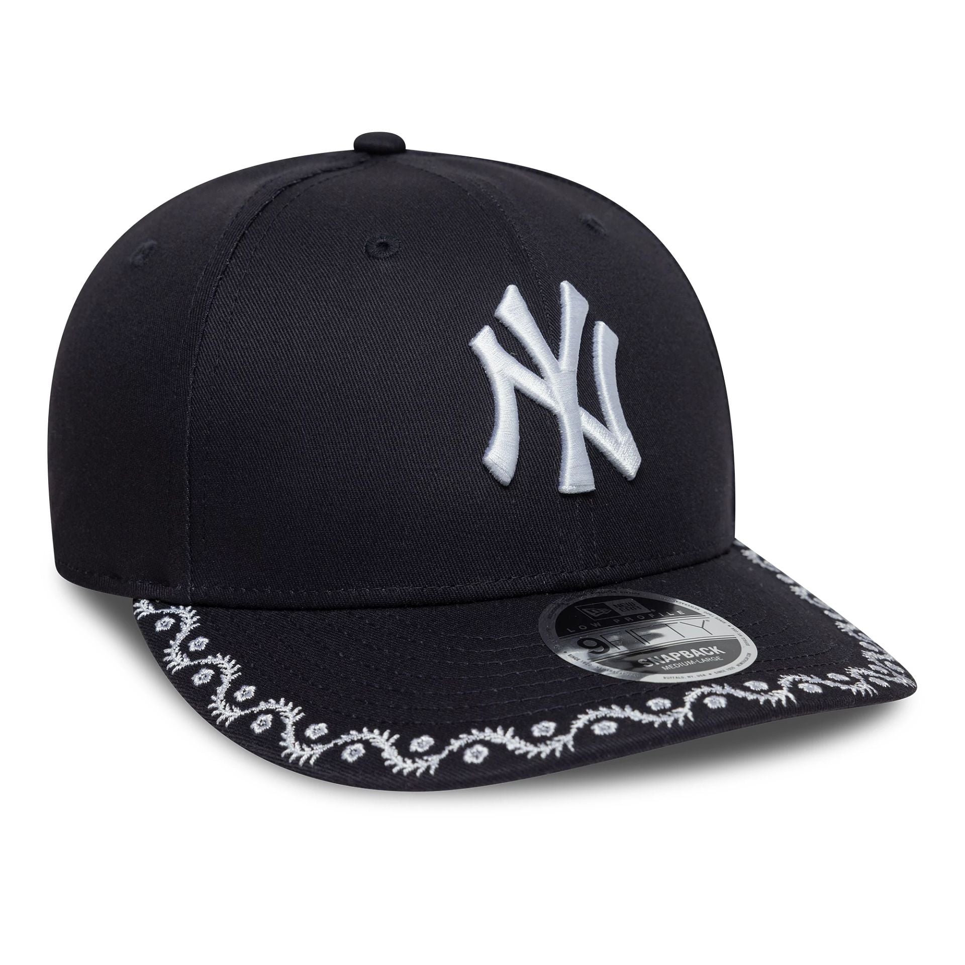 New York Yankees MLB Floral Navy Low Profile 9FIFTY Snapback Adjustable Cap