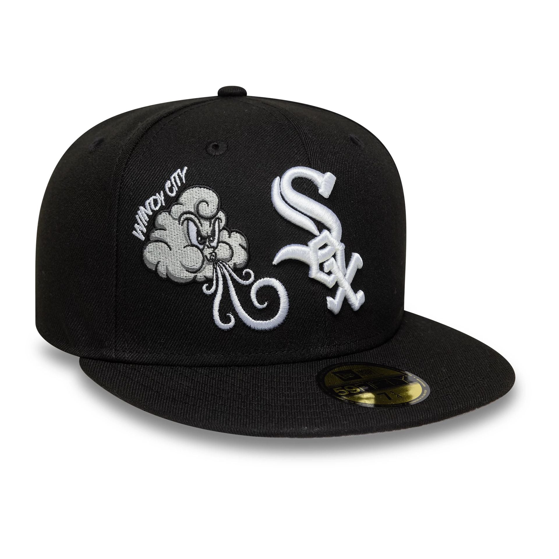Chicago White Sox MLB Food Icon Black 59FIFTY FItted Cap