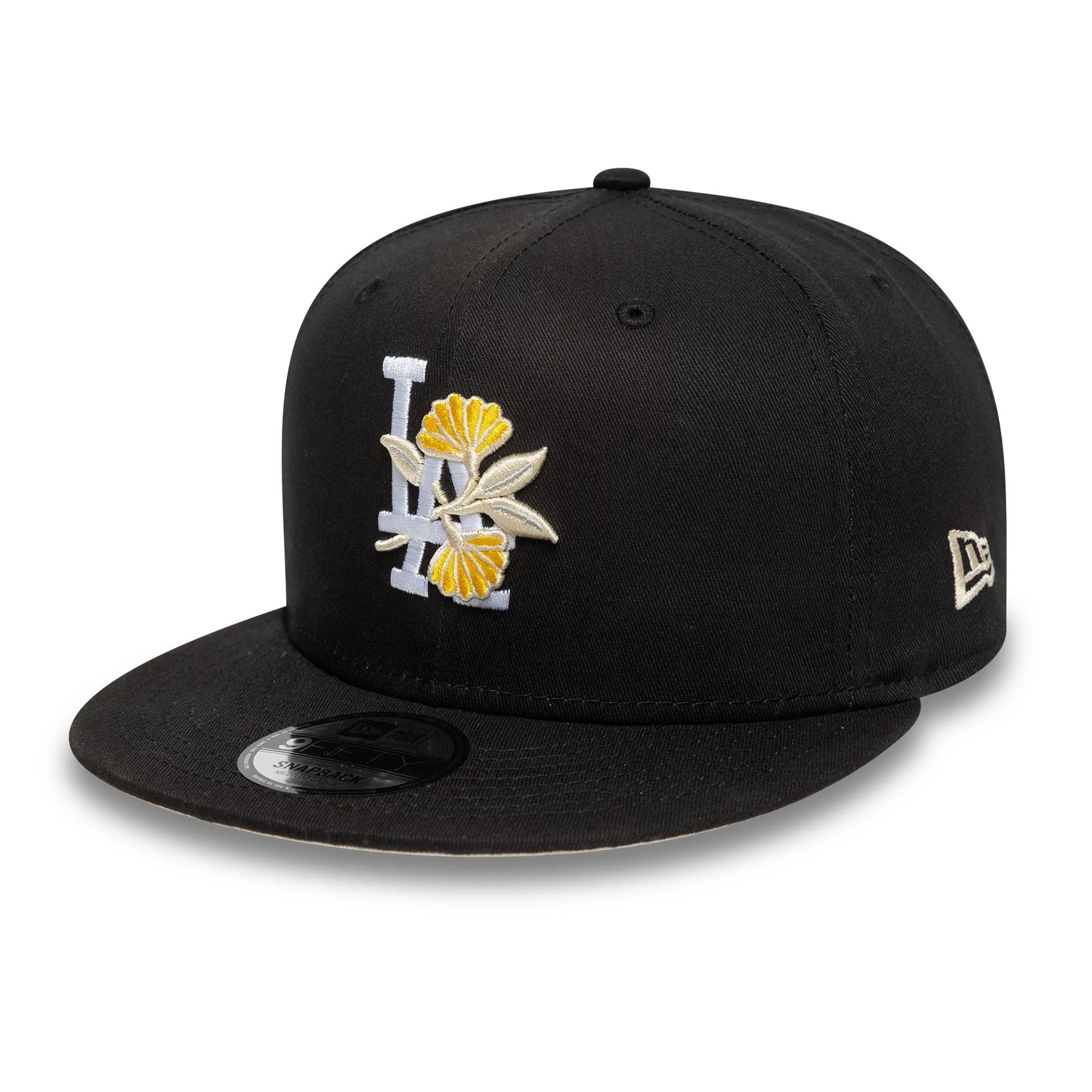 LA Dodgers MLB Floral Black 9FIFTY Snapback Adjustable Cap