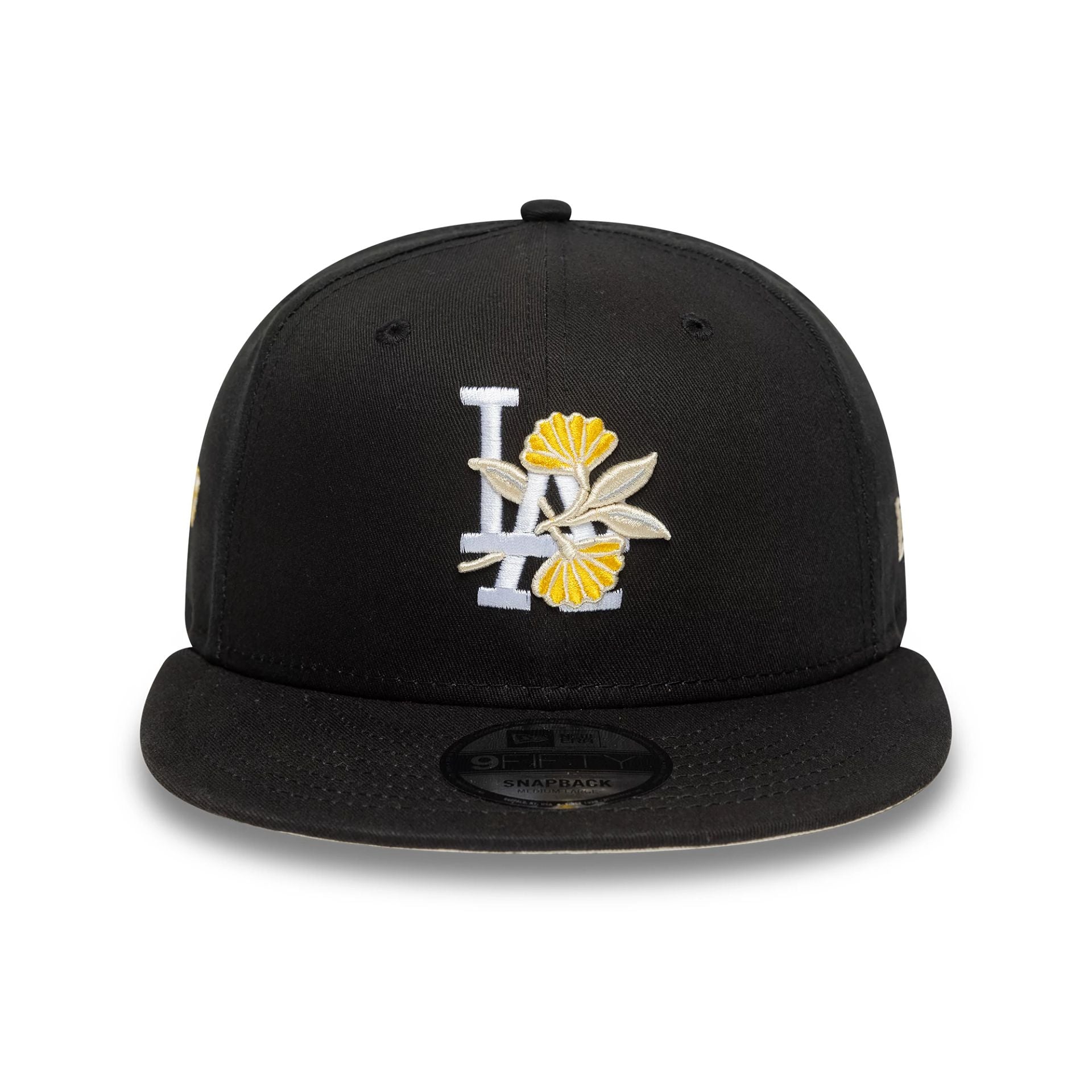 LA Dodgers MLB Floral Black 9FIFTY Snapback Adjustable Cap