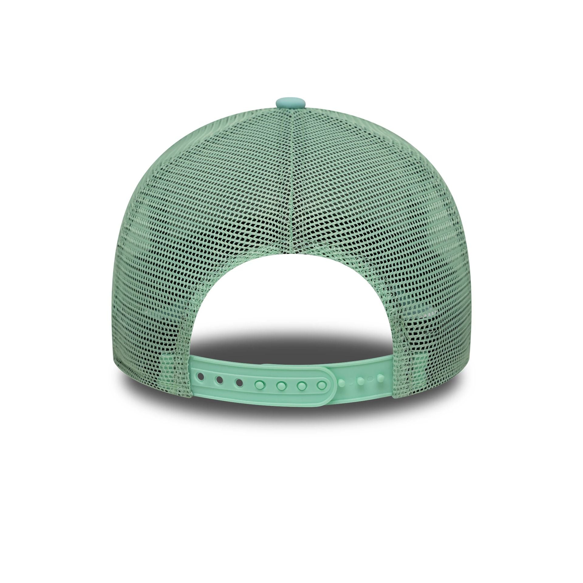 New Era Oval Foam Patch Pastel Green 9FORTY A-Frame Trucker Adjustable Cap