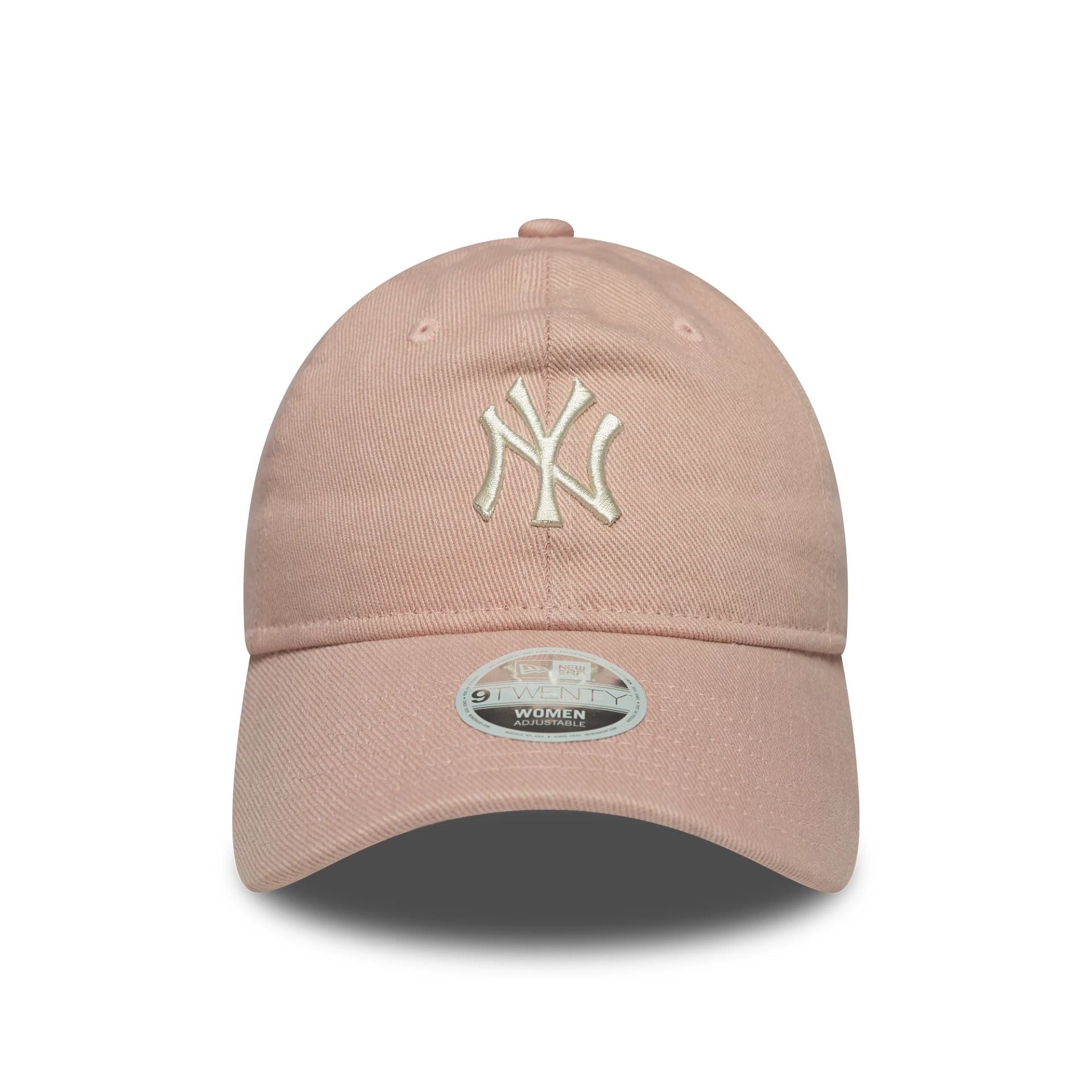 New York Yankees Womens MLB Dye Denim Pastel Pink 9TWENTY Adjustable Cap