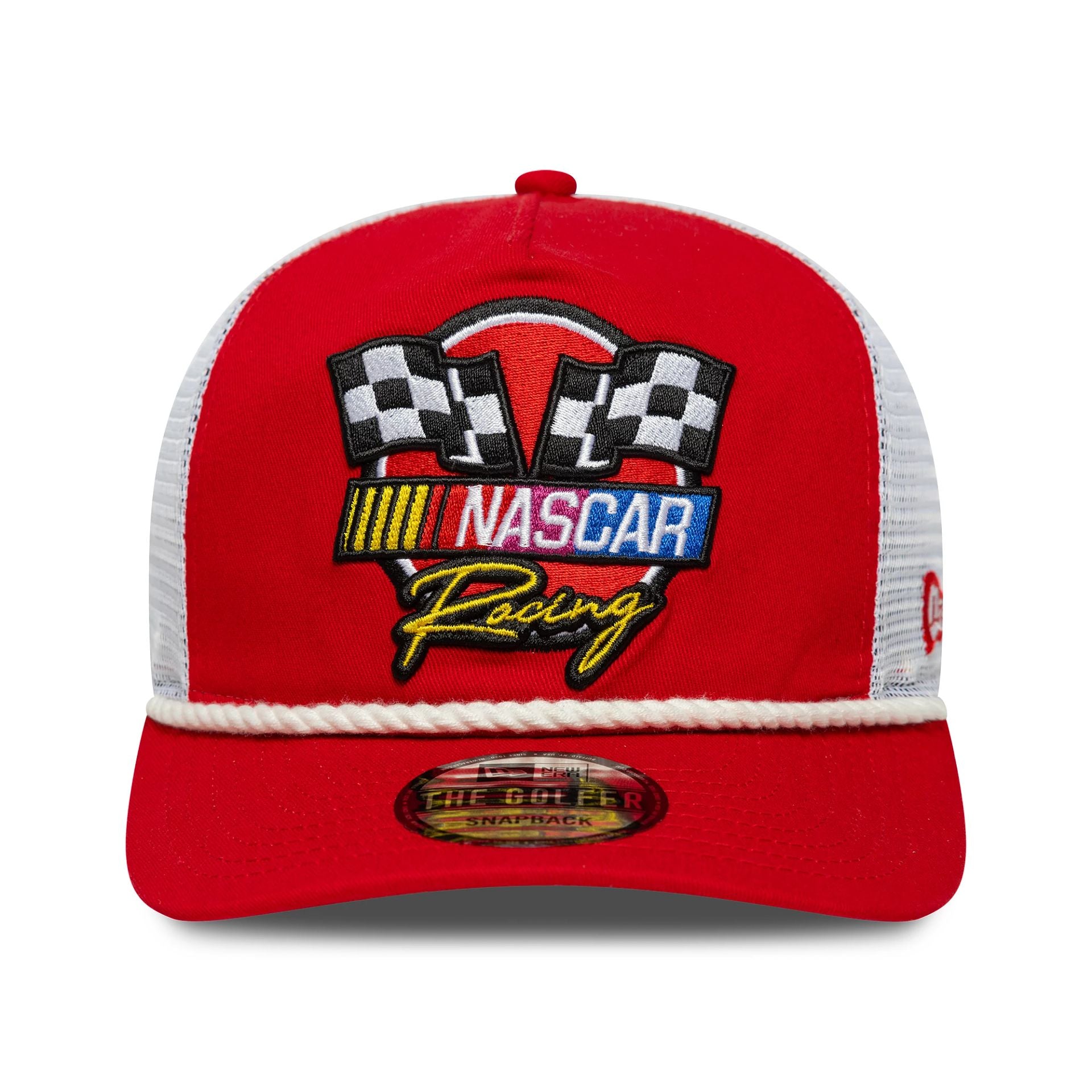 Nascar Classics Flag Red Golfer Adjustable Cap