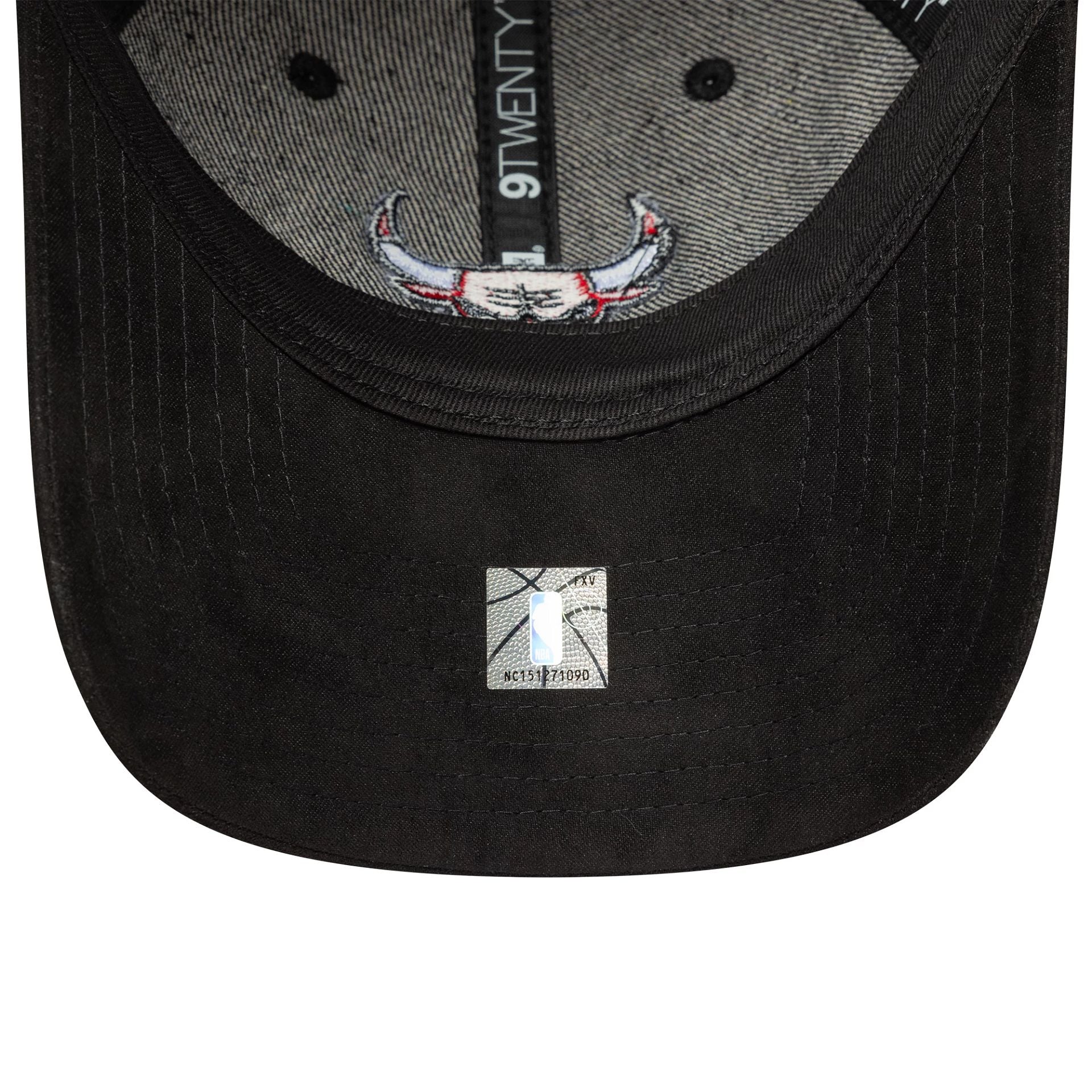 Chicago Bulls NBA Denim Black 9TWENTY Adjustable Cap