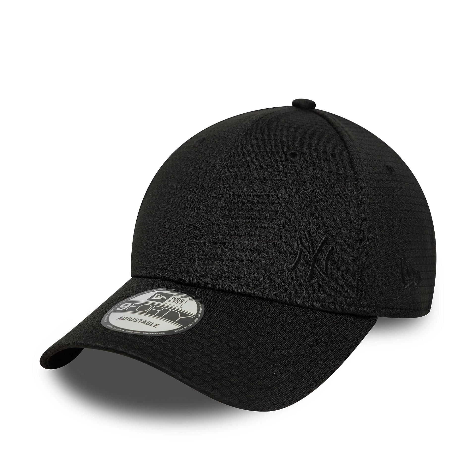 New York Yankees MLB Flawless Monotone Mesh Black 9FORTY Adjustable Cap