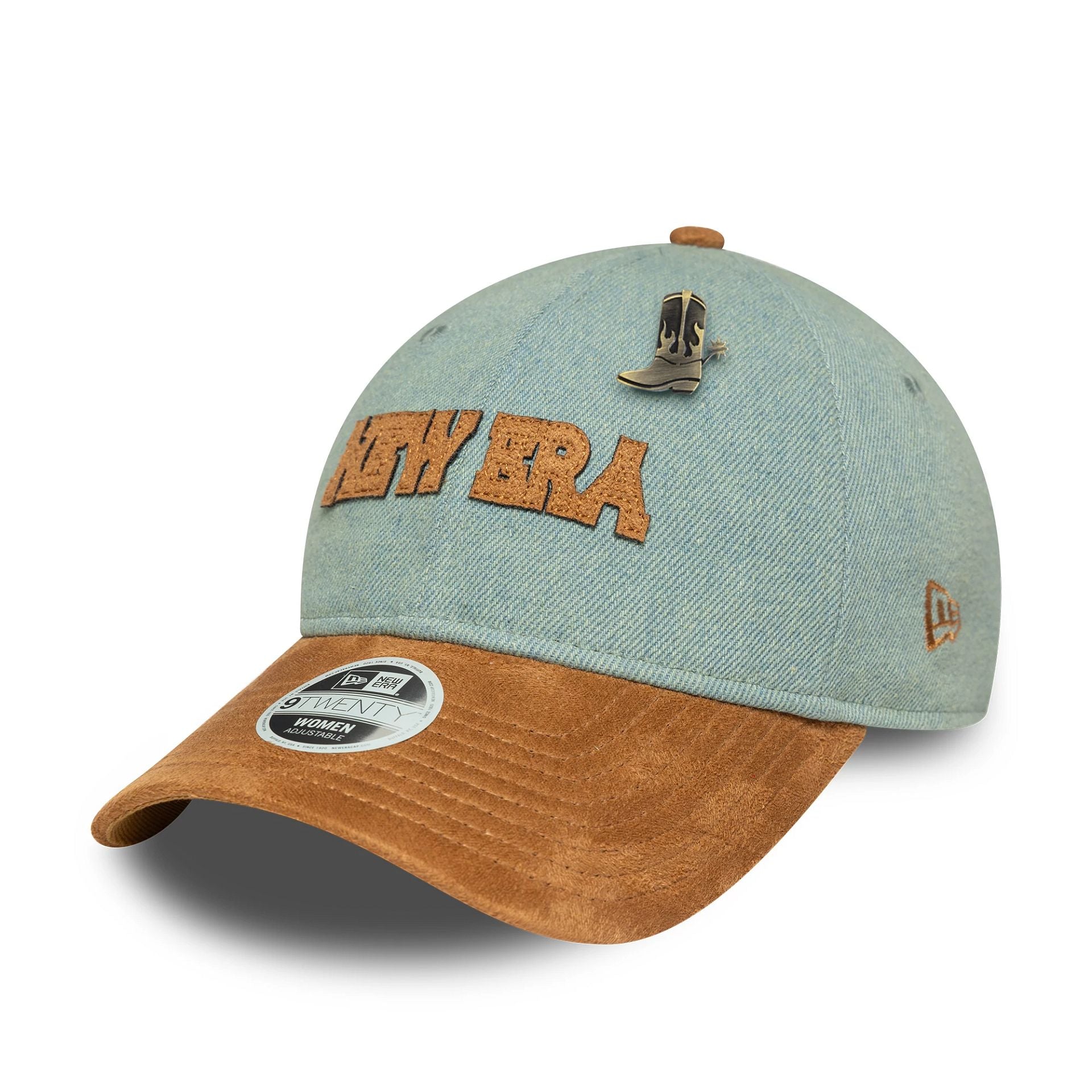 Womens New Era Western Pastel Blue 9TWENTY Adjustable Cap