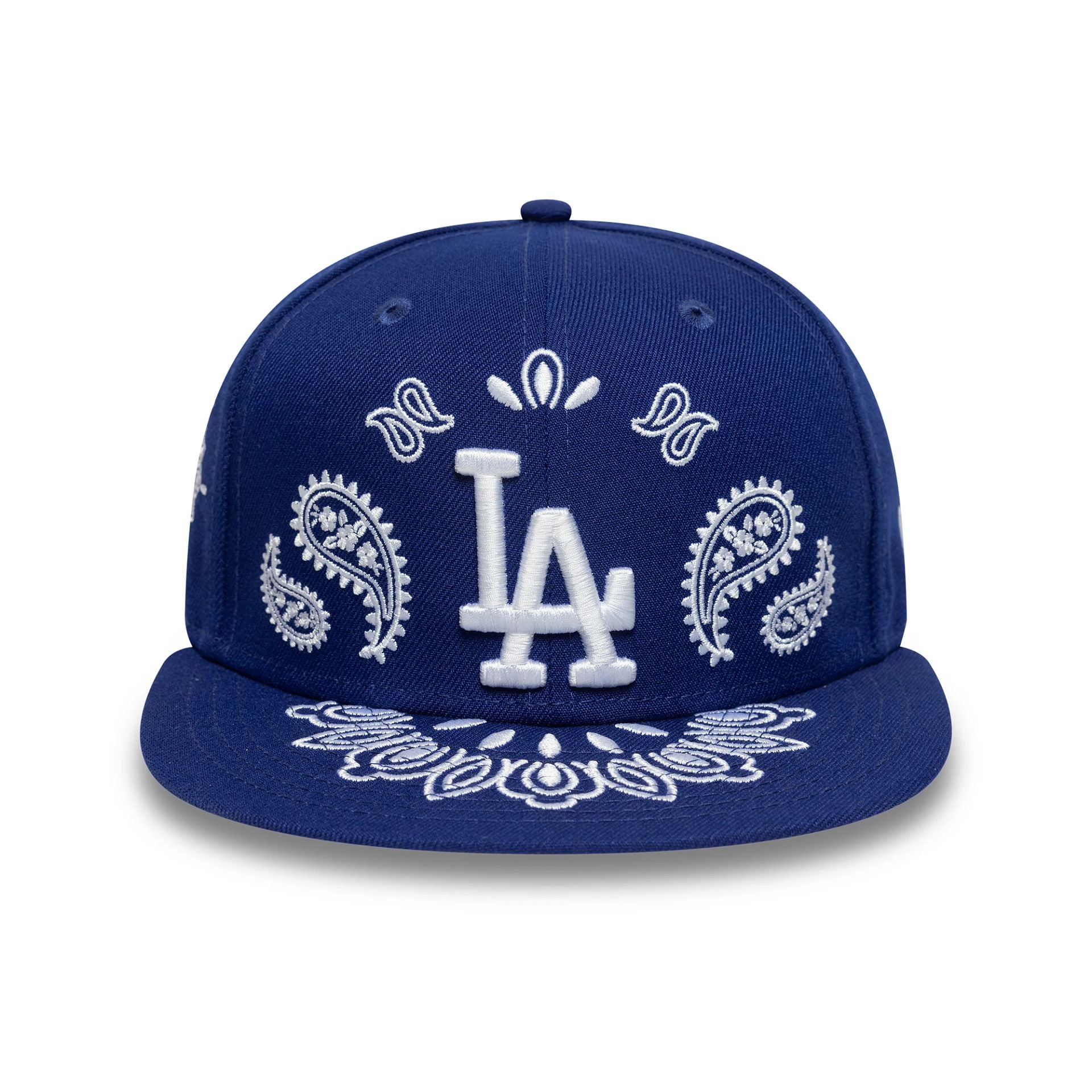 LA Dodgers MLB Paisley Dark Blue 59FIFTY Fitted Cap