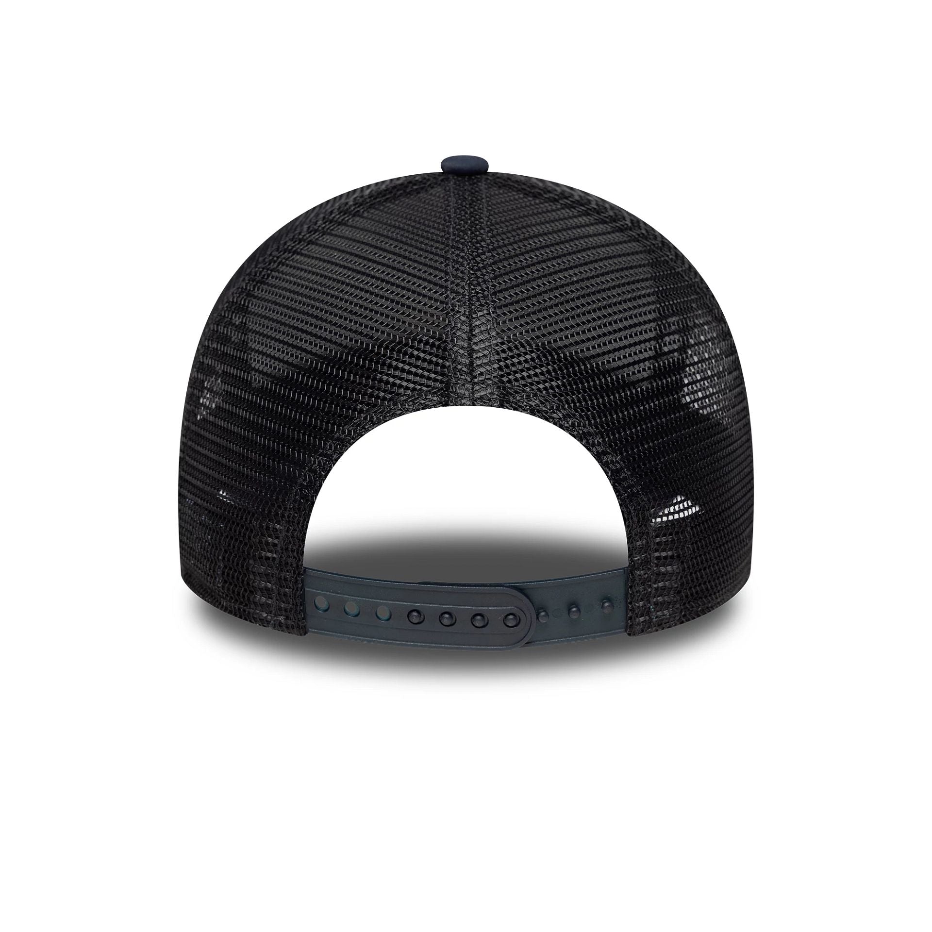 New York Yankees MLB Script Navy 9FORTY A-Frame Trucker Adjustable Cap