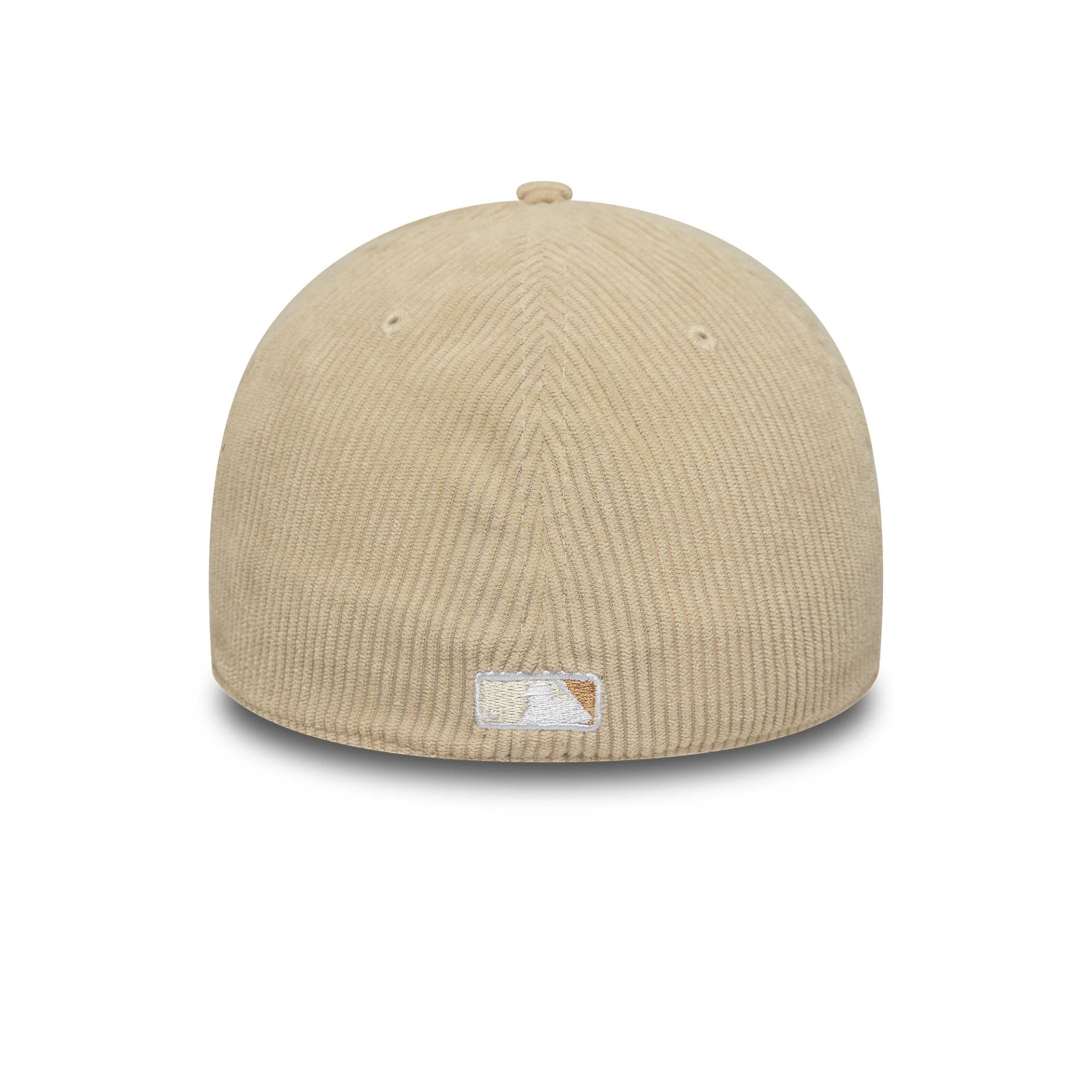 MLB Cord LA Dodgers Light Beige 39THIRTY Stretch-Fit Cap