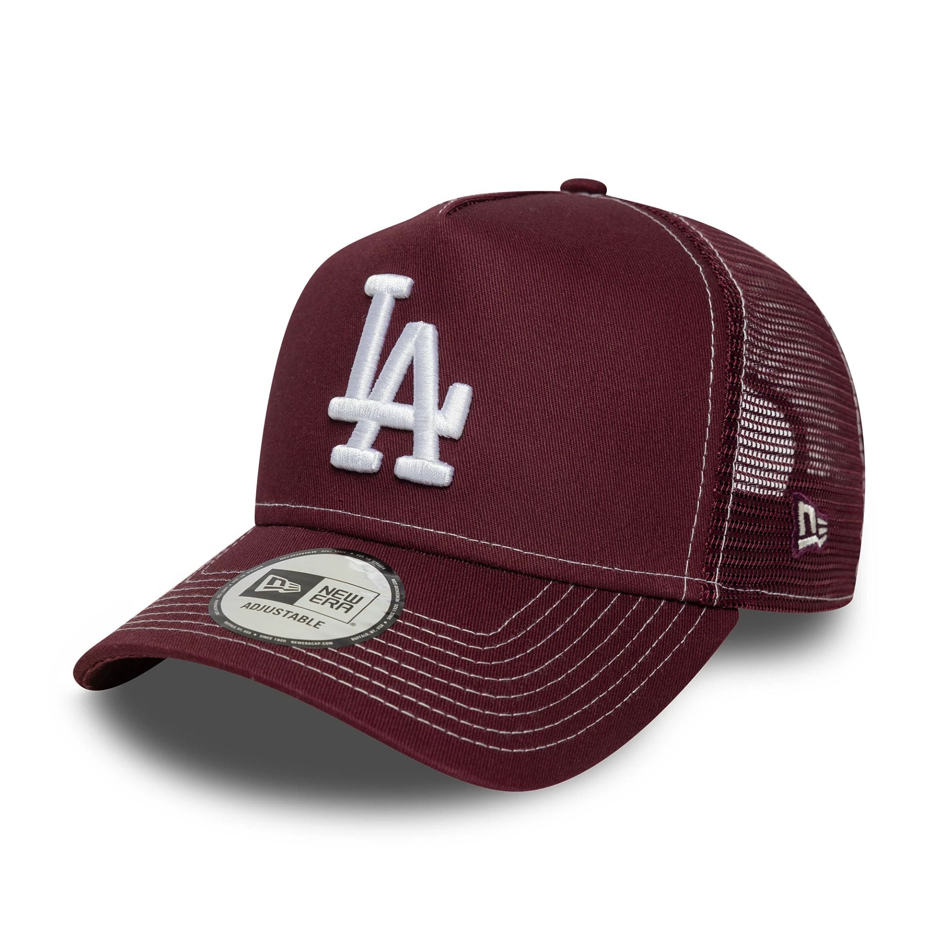 LA Dodgers MLB World Series Dark Red 9FORTY E-Frame Trucker Adjustable Cap