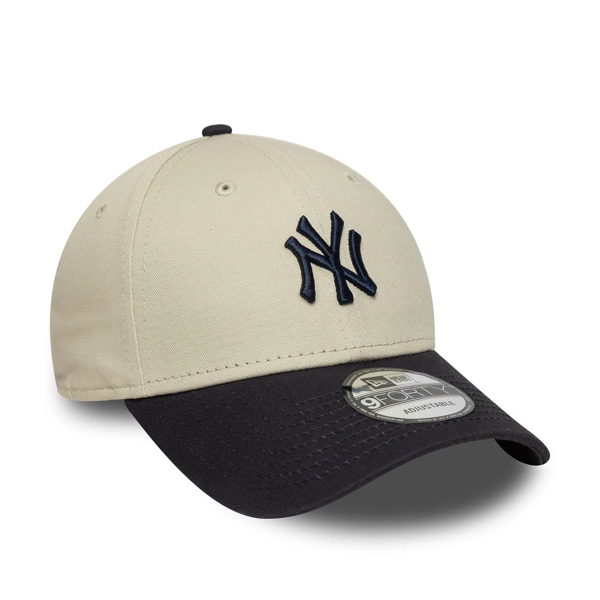 New York Yankees MLB Colour Block Cream 9FORTY Adjustable Cap