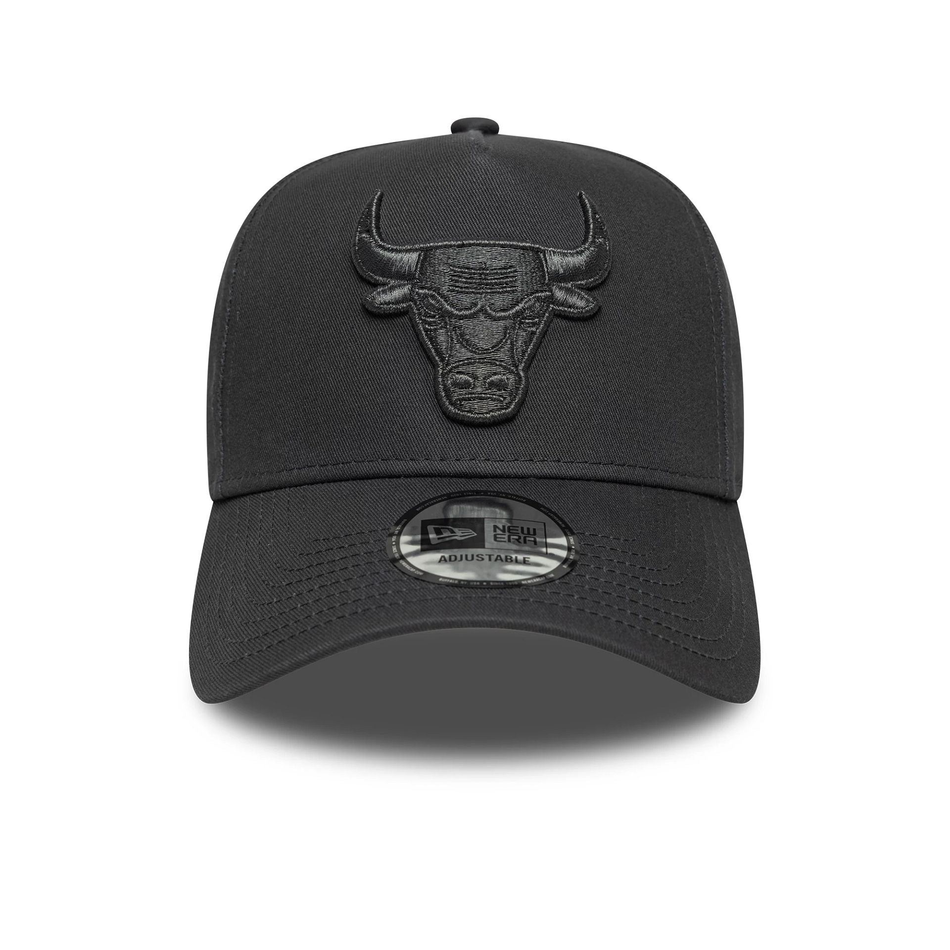 Chicago Bulls NBA Metallic Dark Grey 9FORTY E-Frame Adjustable Cap