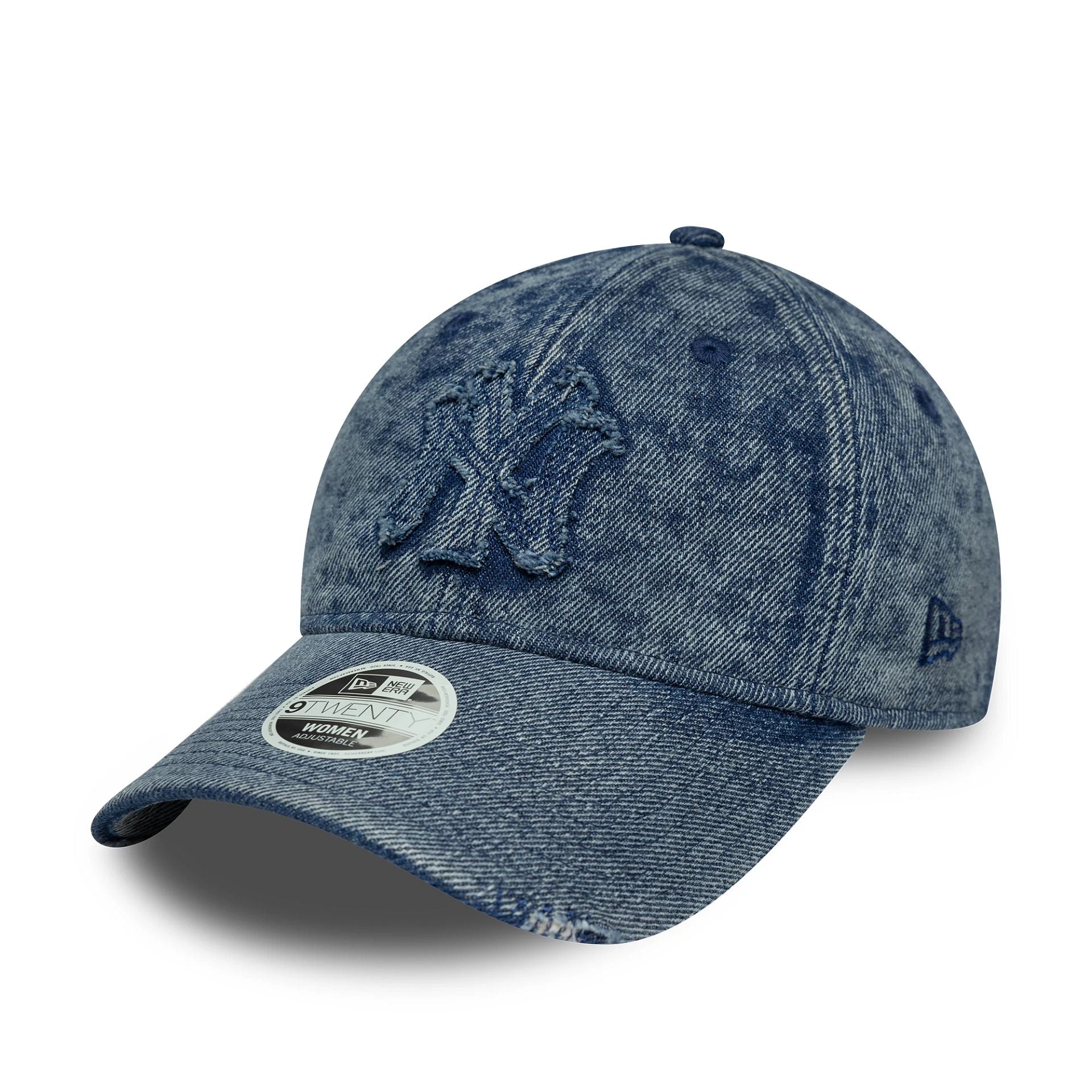 New York Yankees Womens MLB Stone Denim Pastel Blue 9TWENTY Adjustable Cap
