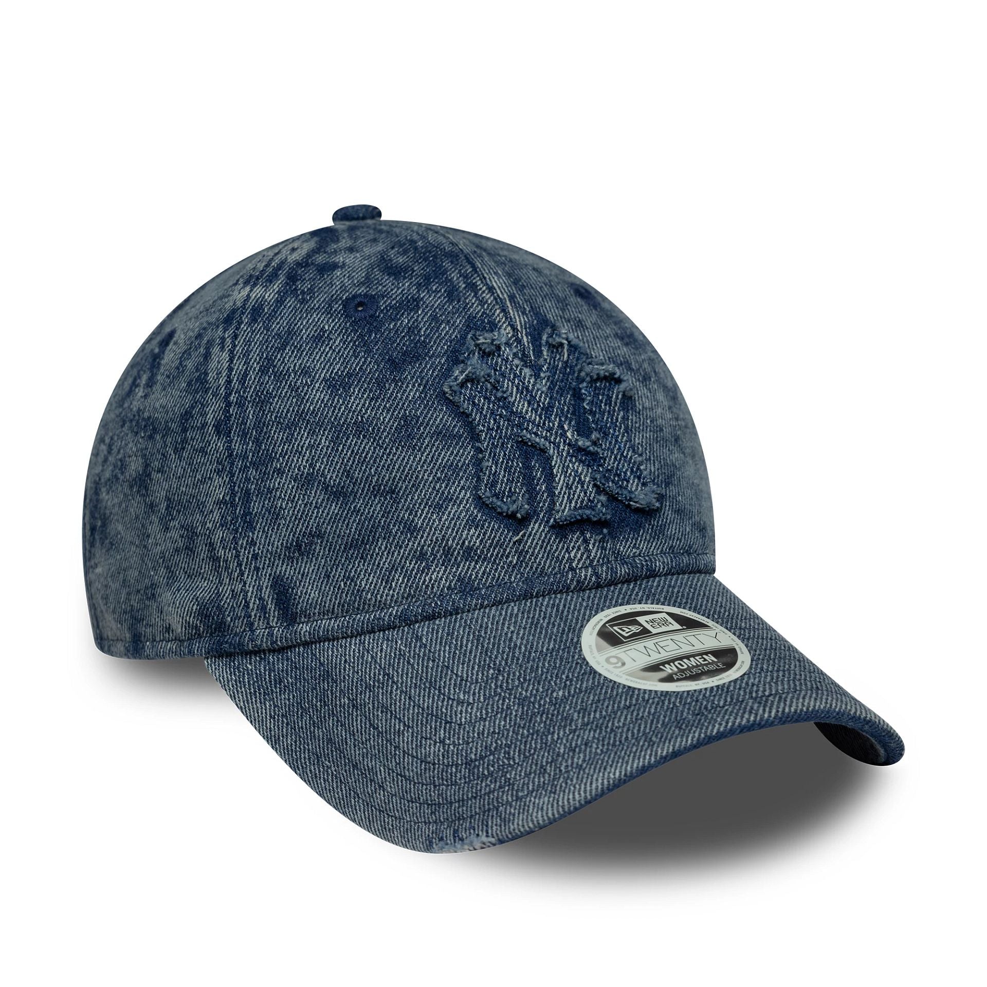 New York Yankees Womens MLB Stone Denim Pastel Blue 9TWENTY Adjustable Cap