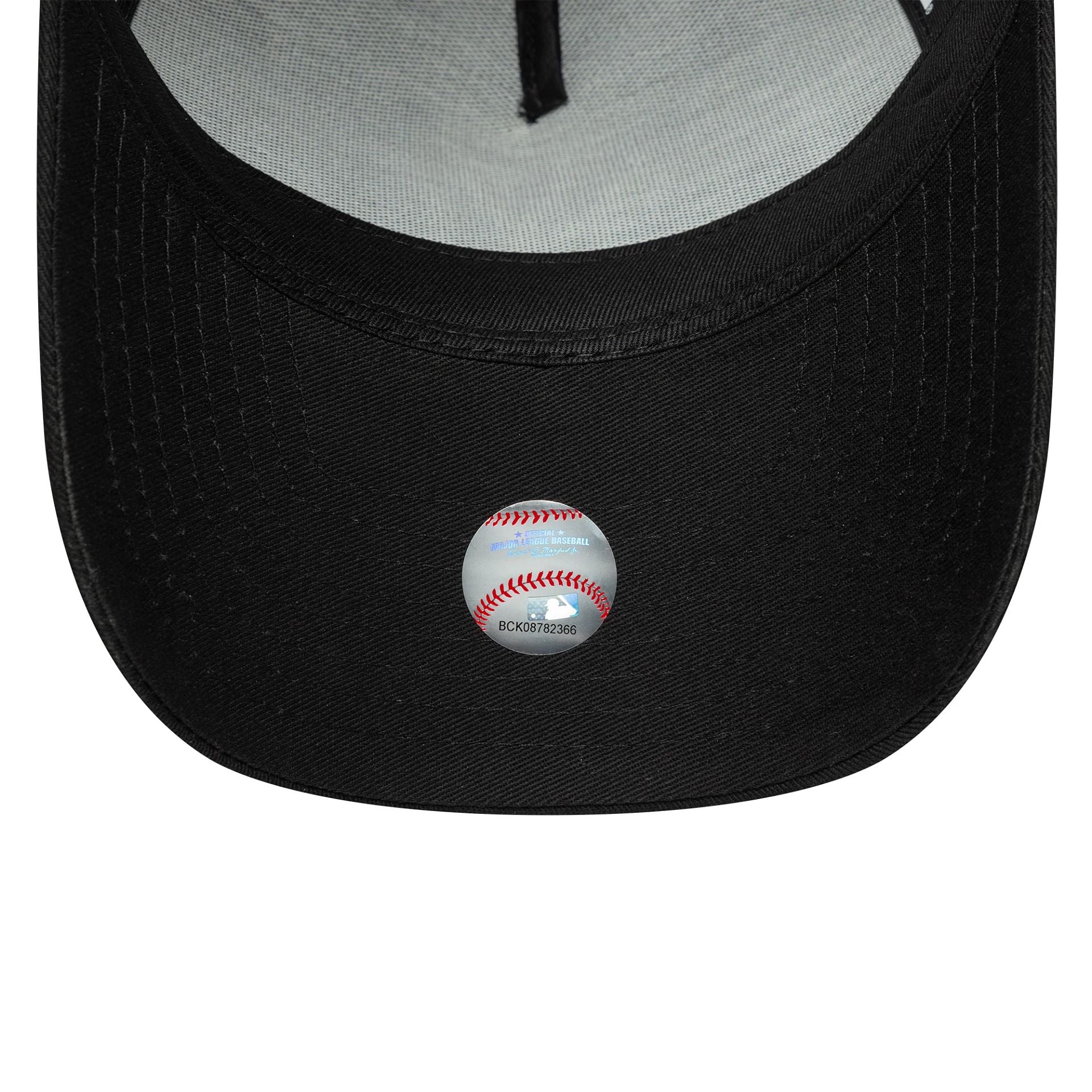 New York Yankees Womens MLB Metallic Black 9FORTY A-Frame Trucker Adjustable Cap