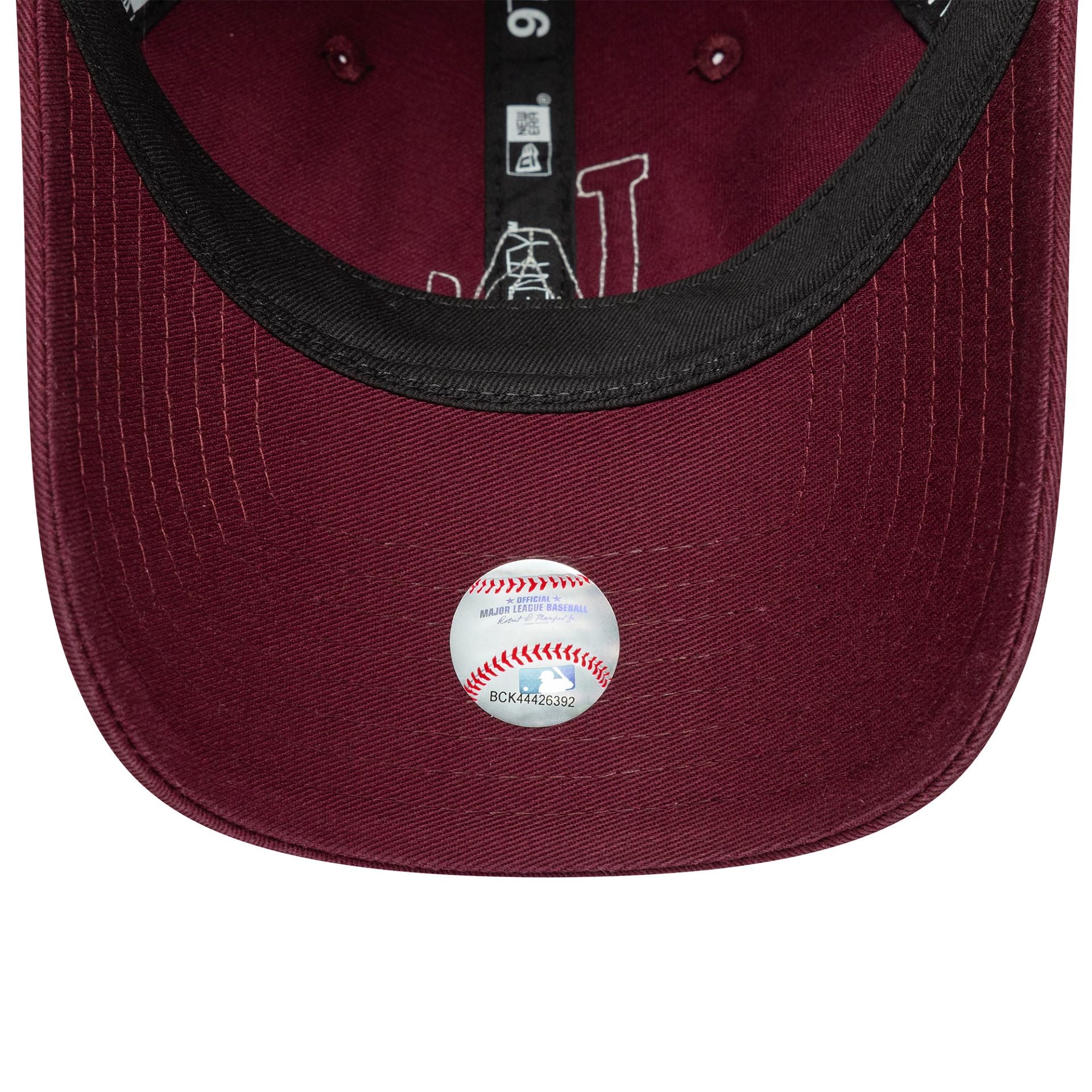 LA Dodgers Womens MLB Boucle Dark Red 9TWENTY Adjustable Cap