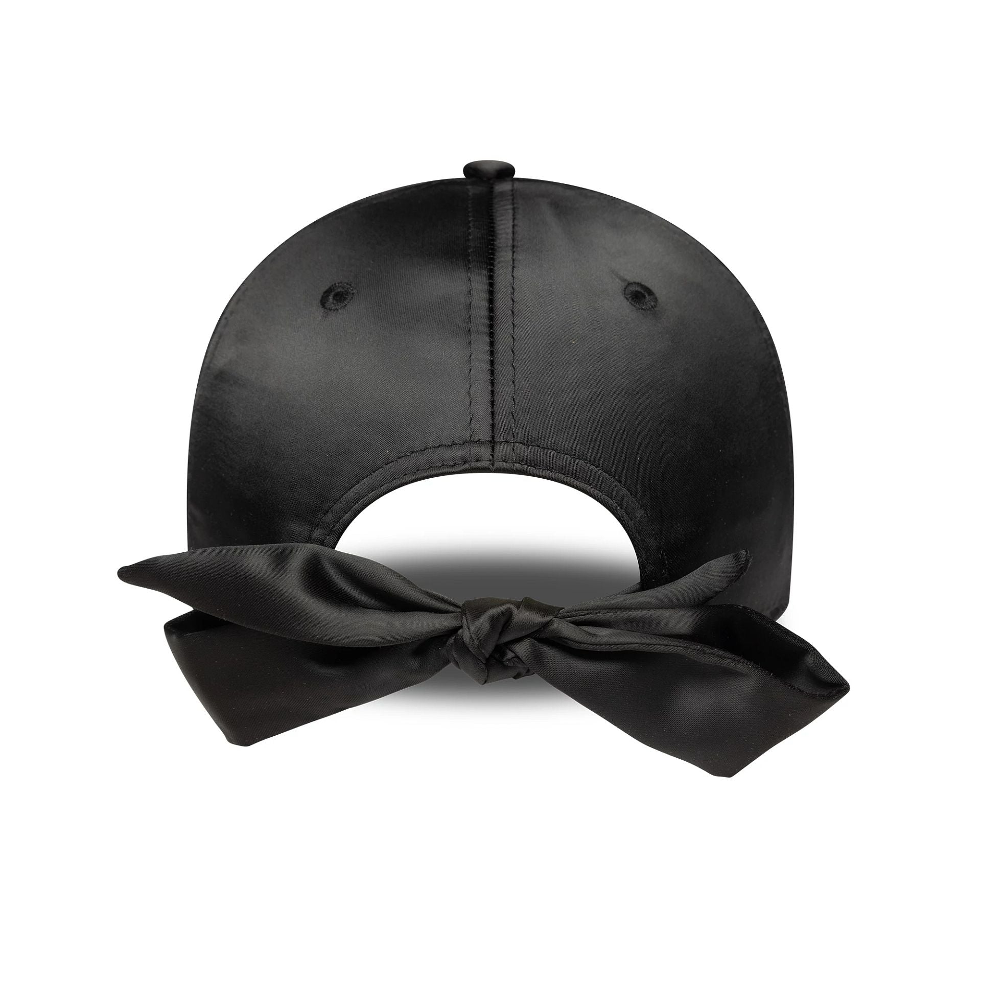 New York Yankees Womens MLB Satin Bow Back Black 9FORTY Adjustable Cap