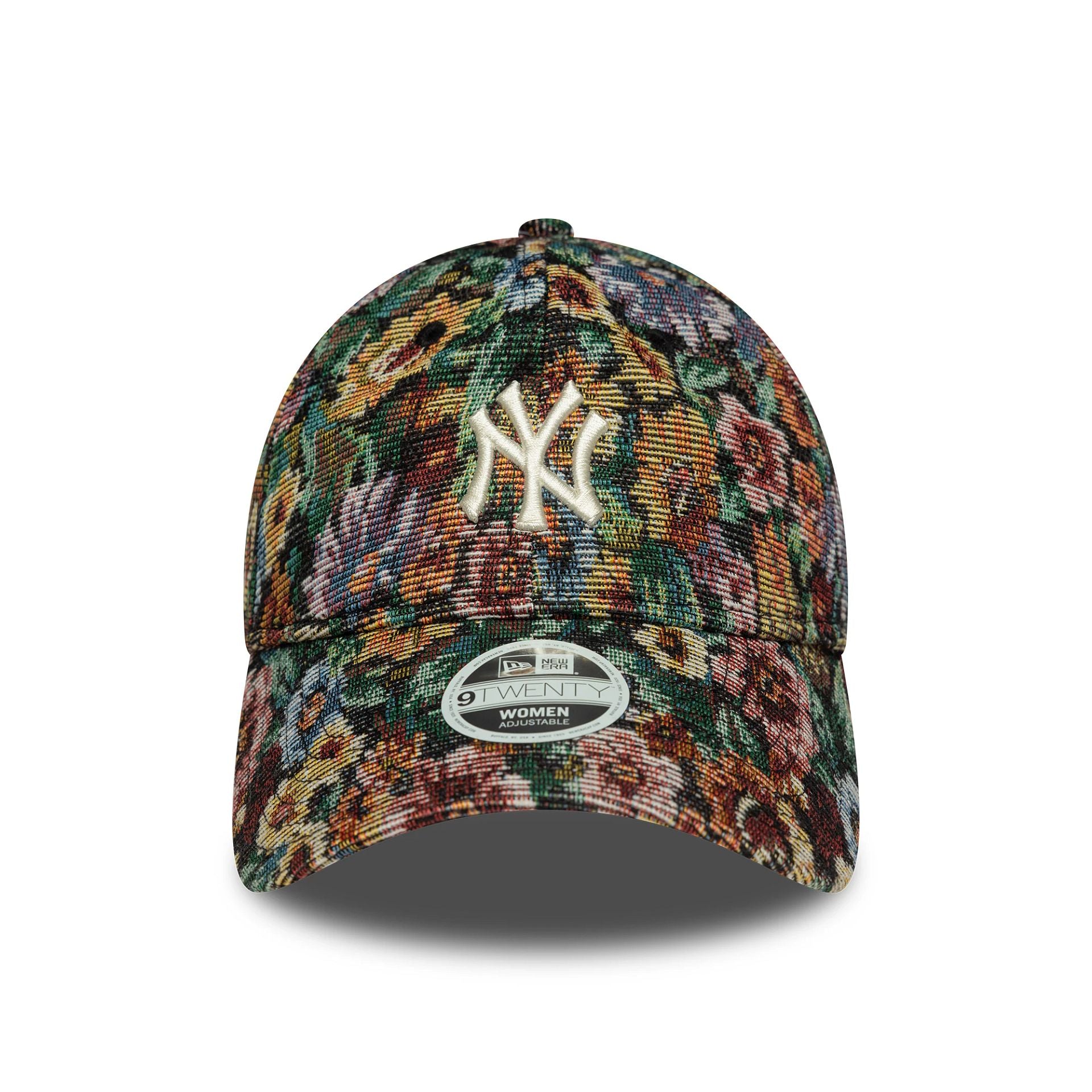 New York Yankees Womens MLB Floral Black 9TWENTY Adjustable Cap