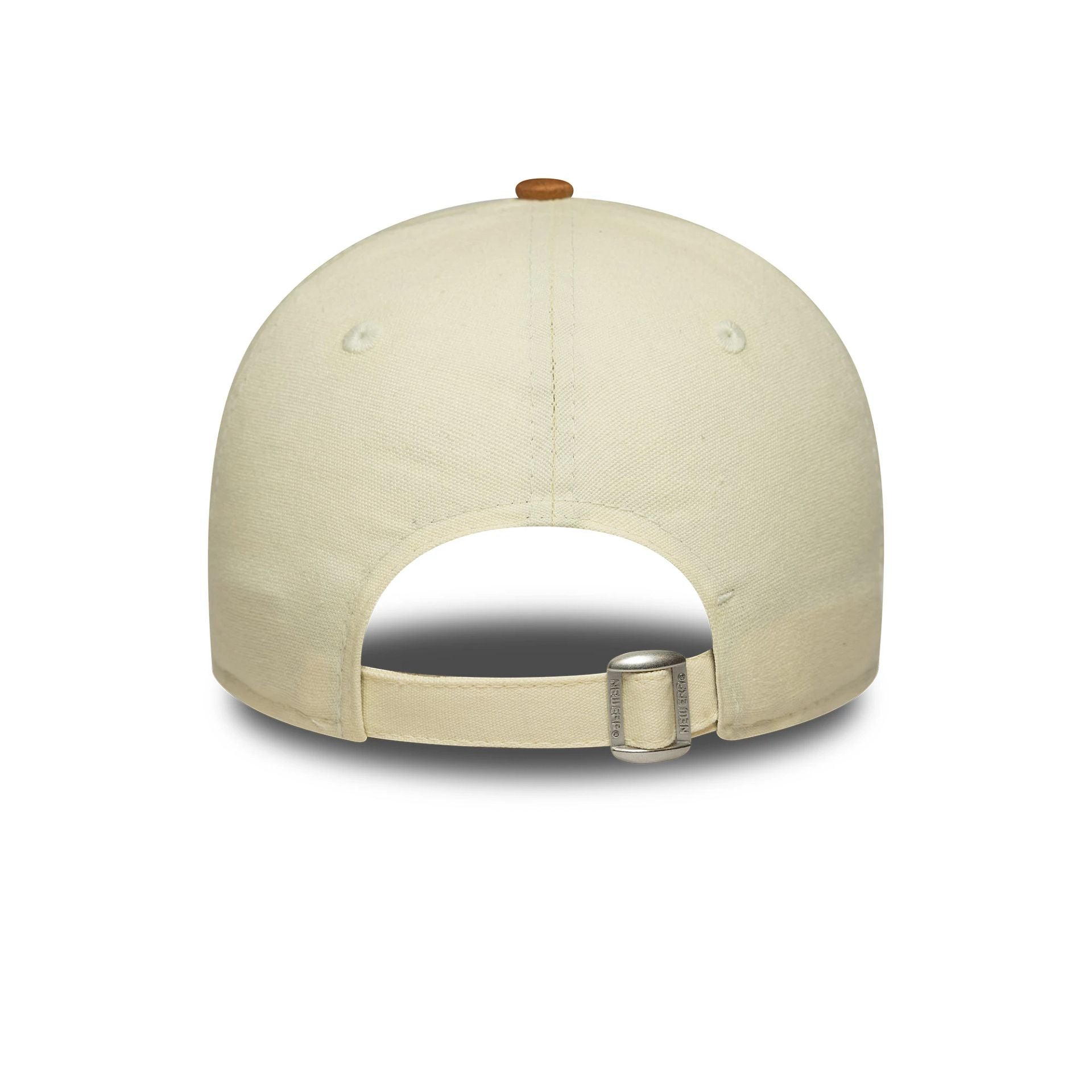 New York Yankees Womens MLB Faux Suede Cream 9FORTY Adjustable Cap