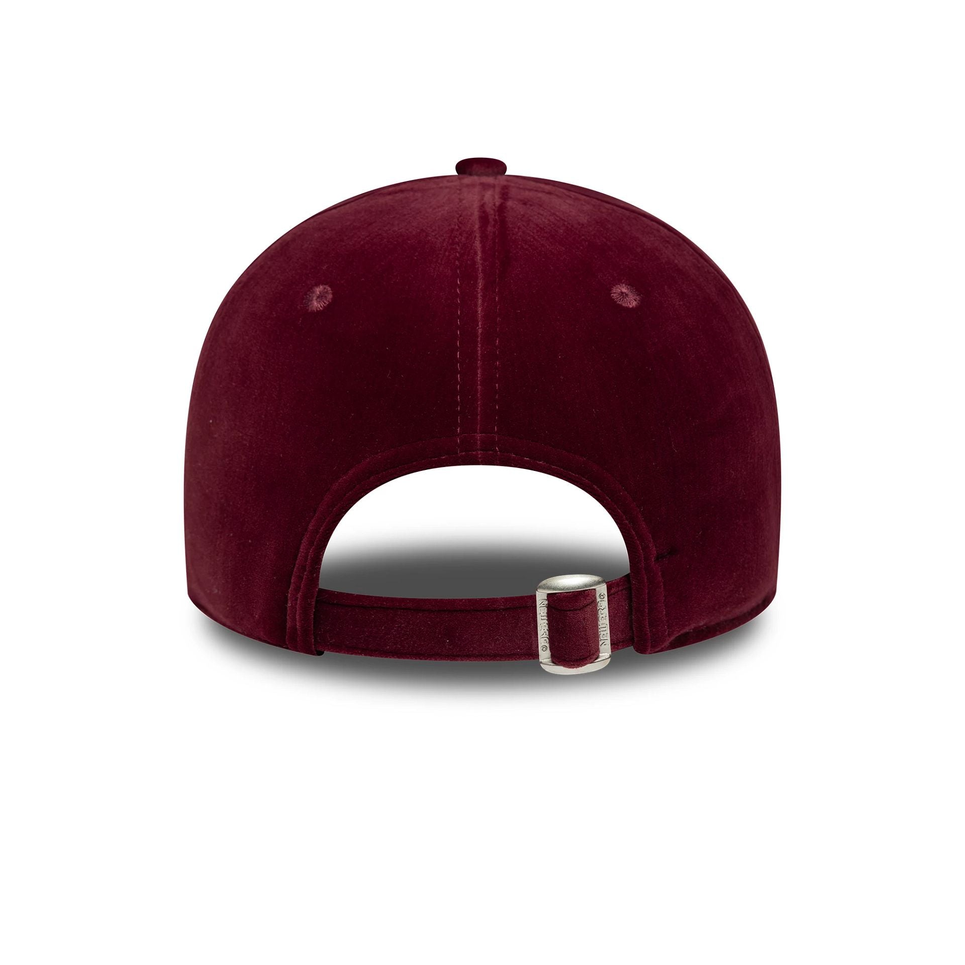 LA Dodgers Womens MLB Velour Dark Red 9FORTY Adjustable Cap