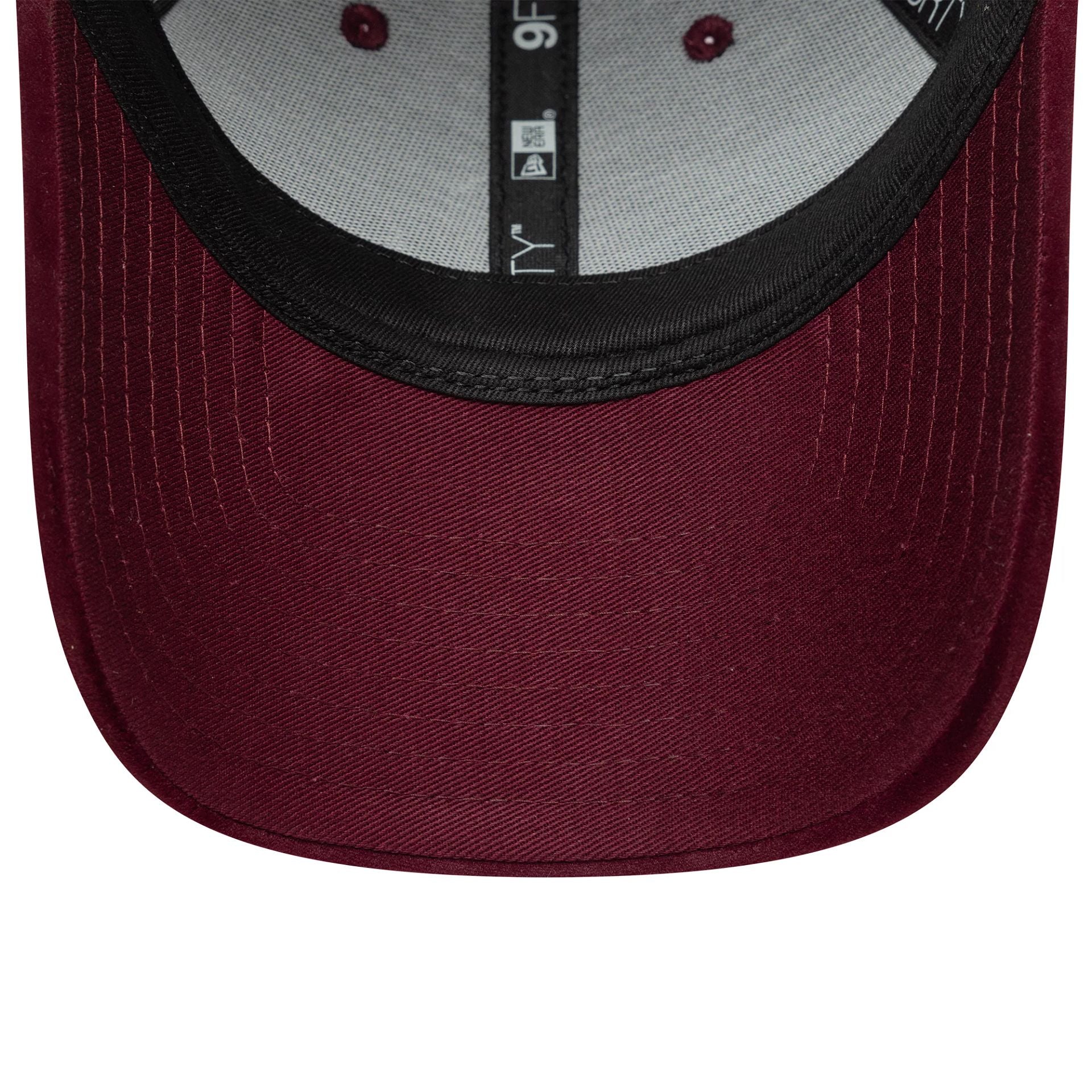 LA Dodgers Womens MLB Velour Dark Red 9FORTY Adjustable Cap