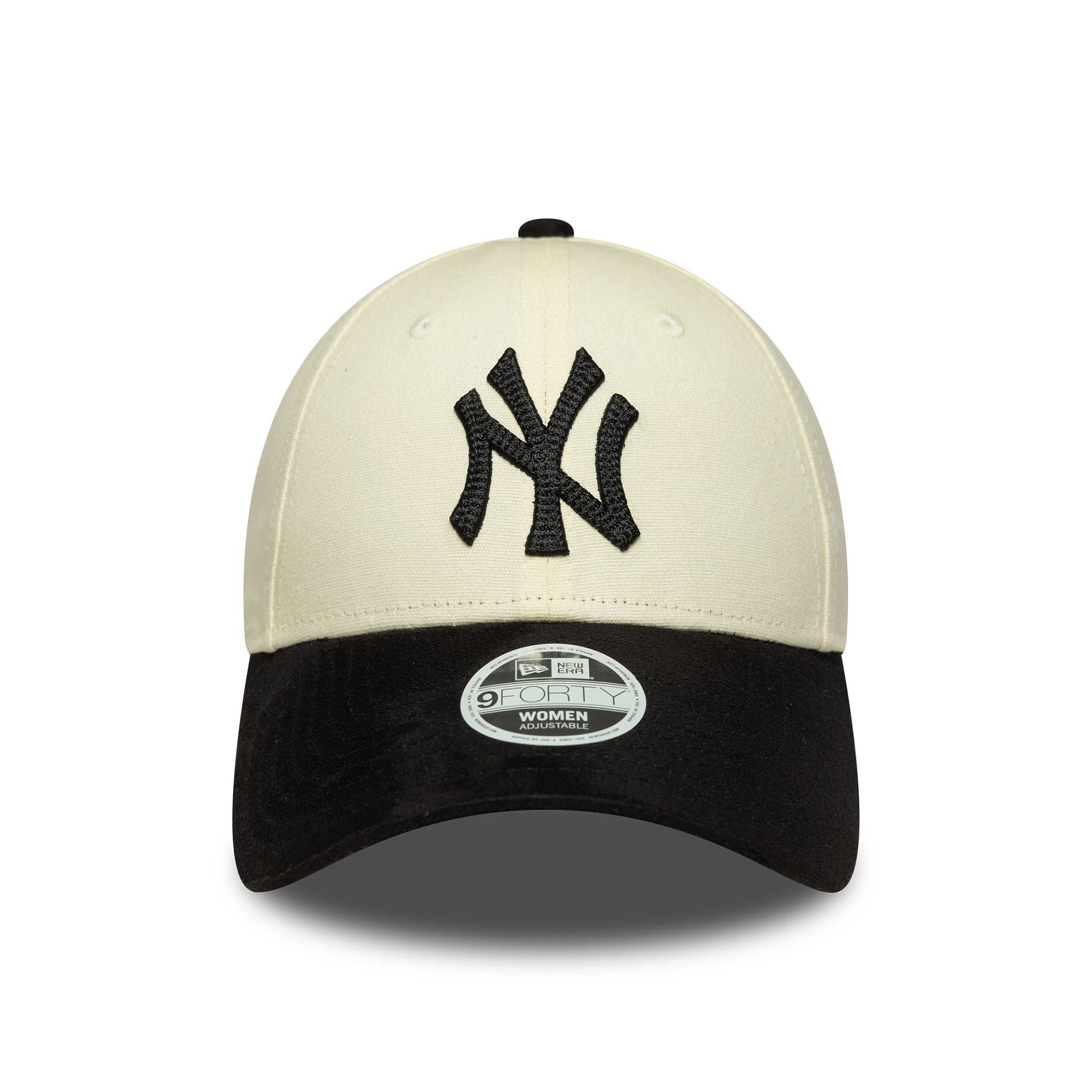 Womens MLB Faux Suede New York Yankees Light Beige 9FORTY Cap