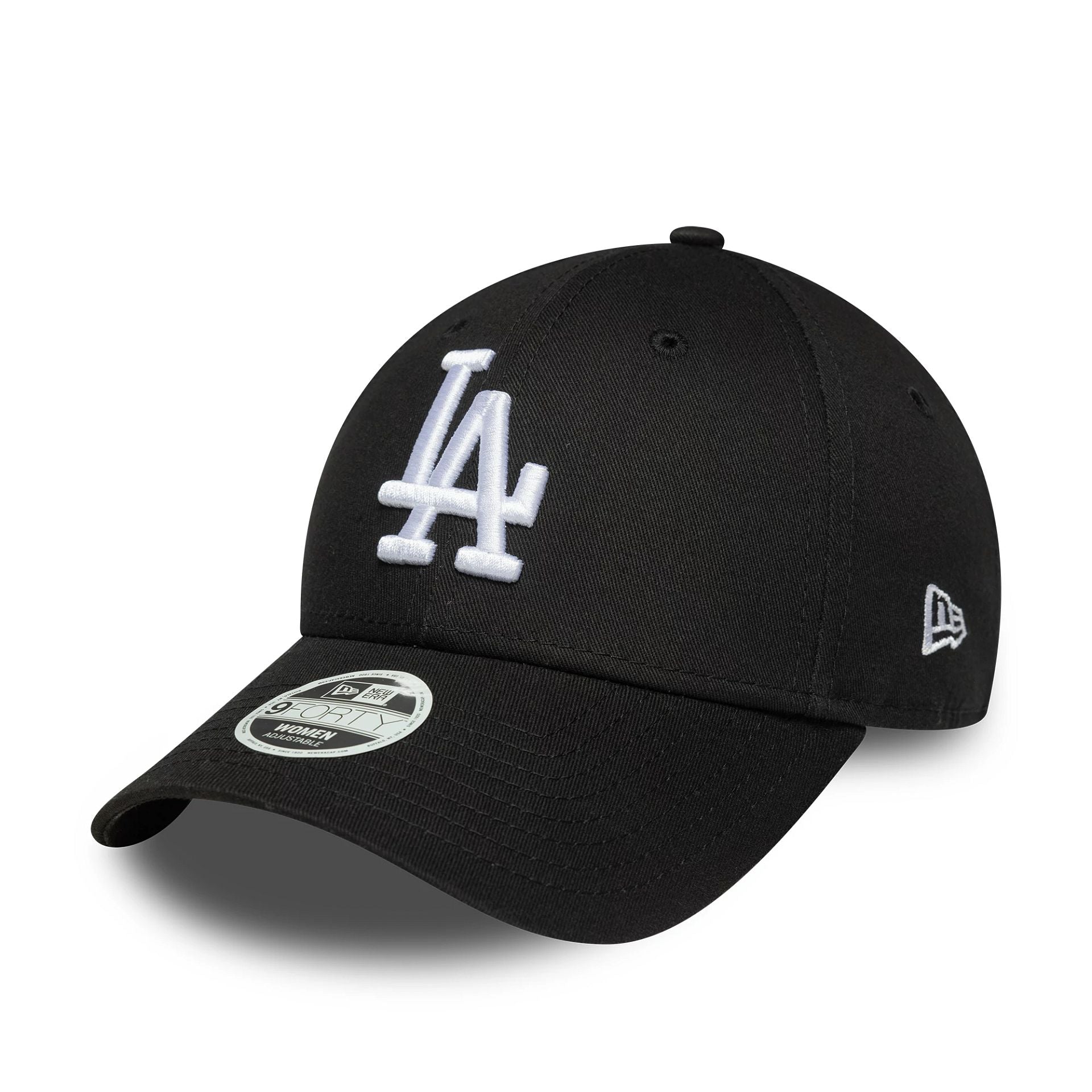 LA Dodgers Womens MLB League Essential Black 9FORTY Adjustable Cap