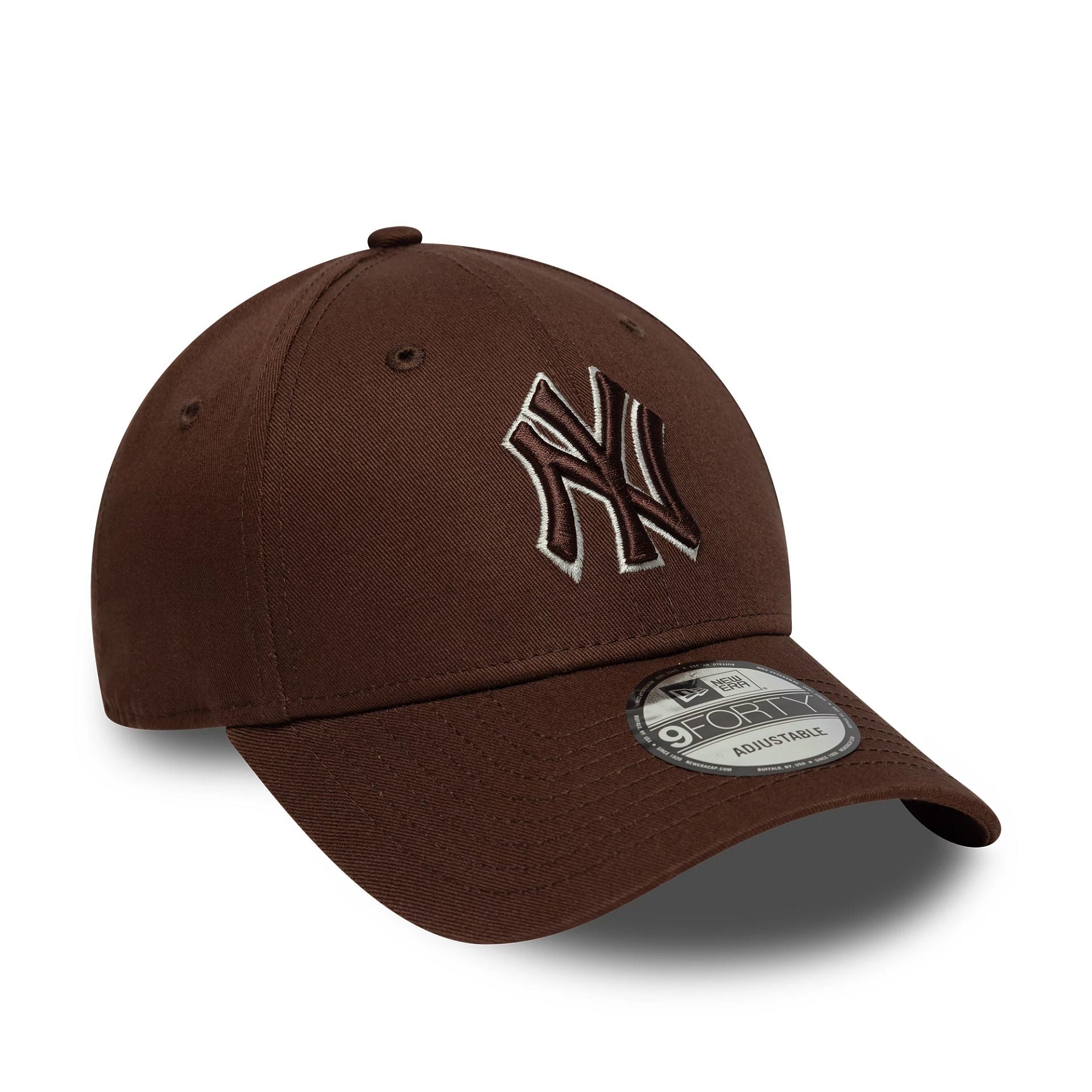 New York Yankees MLB Team Outline Brown 9FORTY Cap