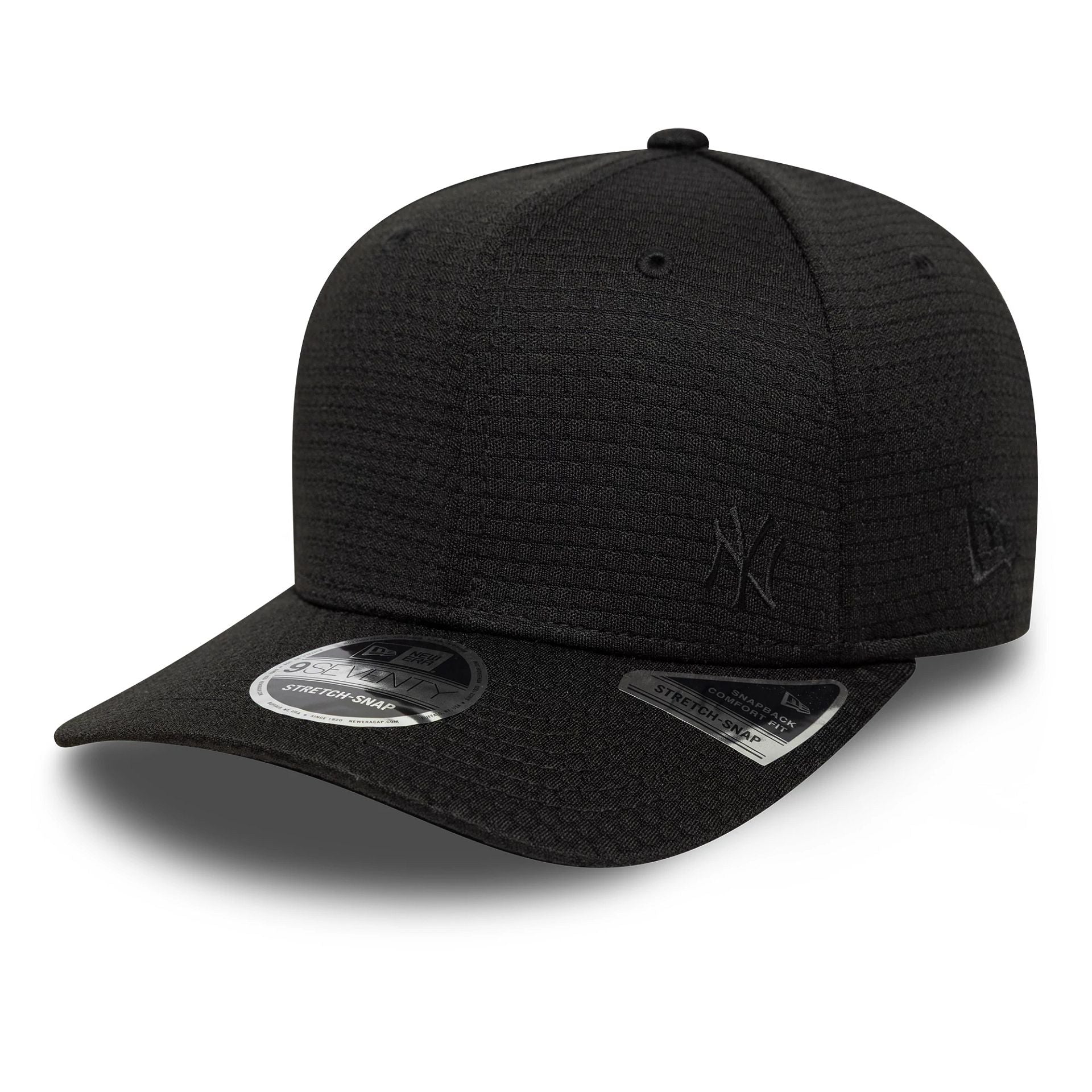 New York Yankees MLB Flawless Mesh Black 9SEVENTY Stretch Snap Cap