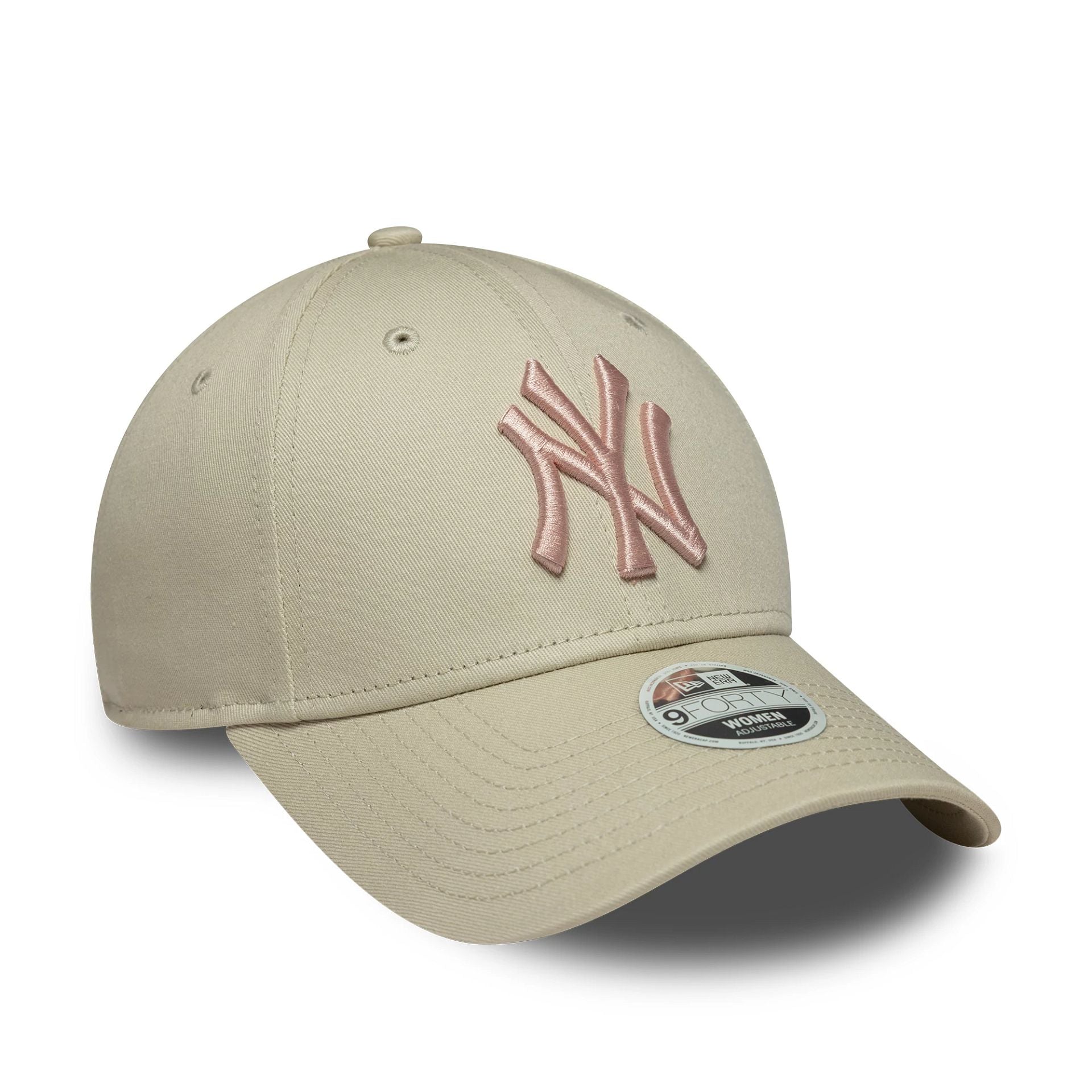 New York Yankees Womens MLB Light Beige 9FORTY Cap