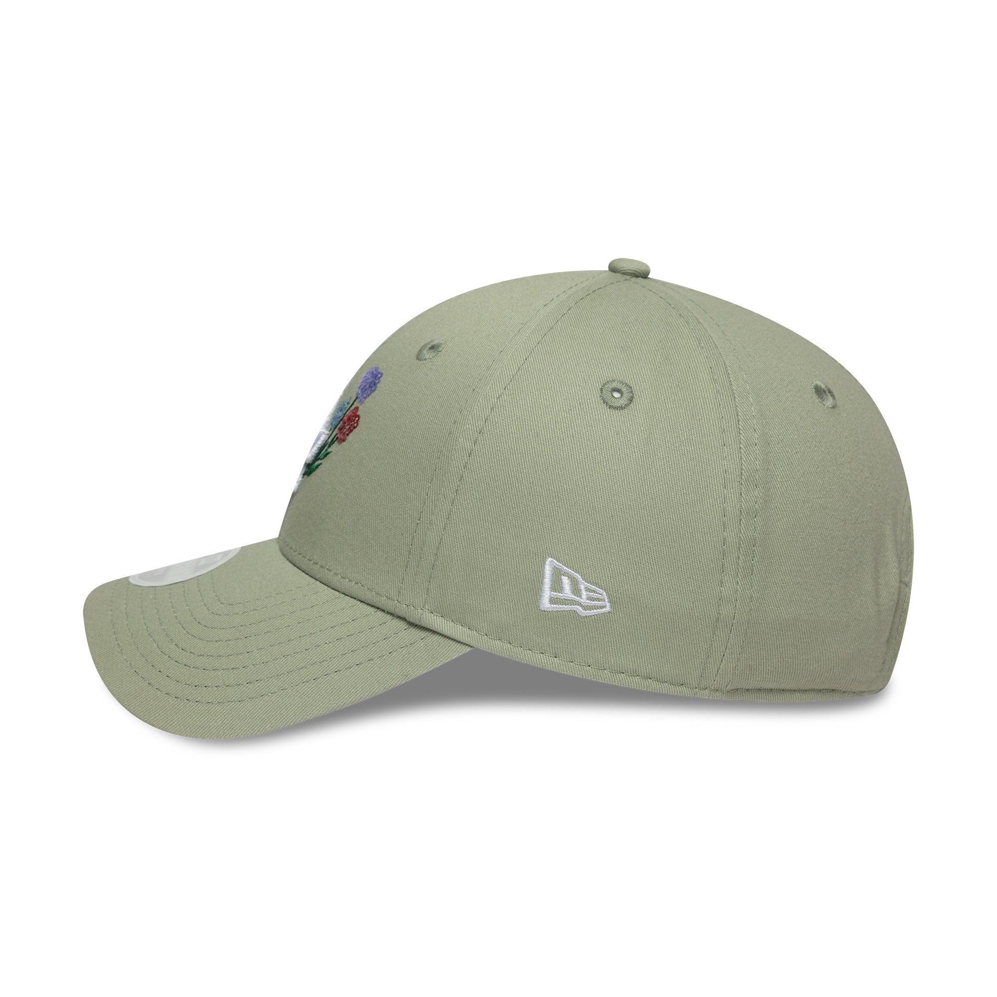 LA Dodgers Womens MLB Floral Pastel Green 9FORTY Cap
