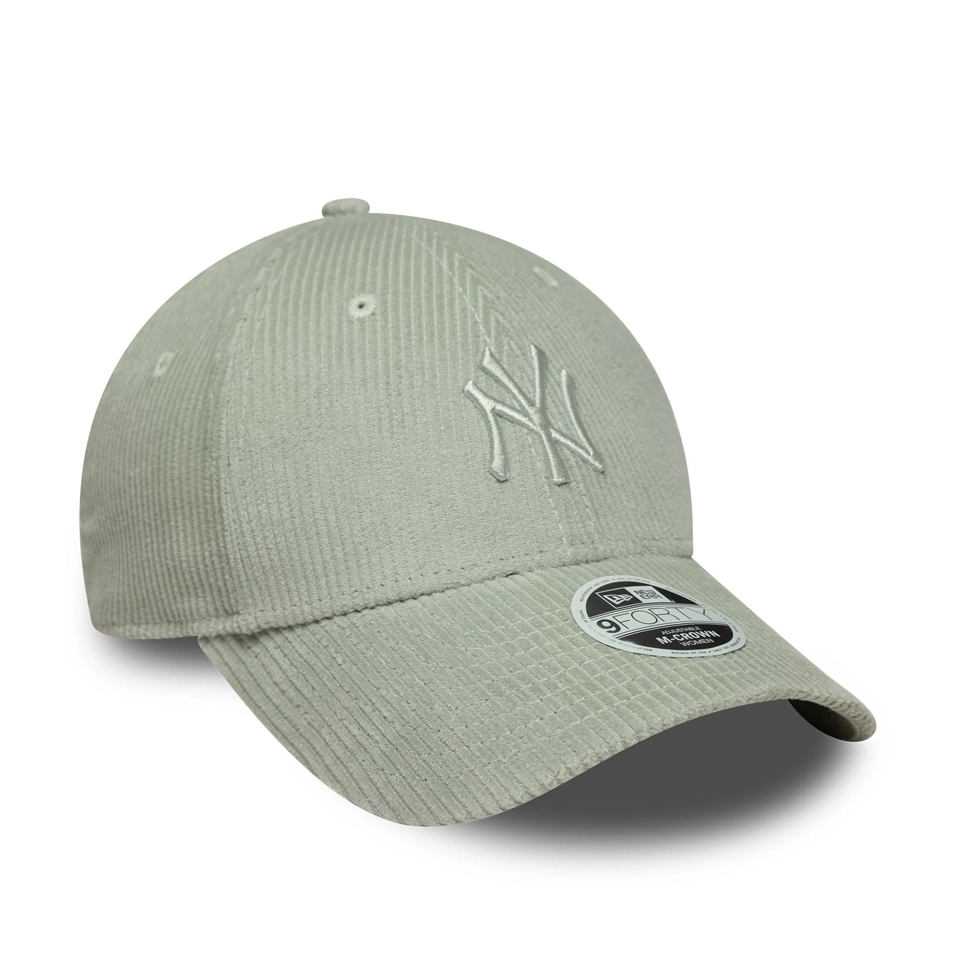 New York Yankees Womens MLB Pastel Cord Green 9FORTY M-Crown Cap