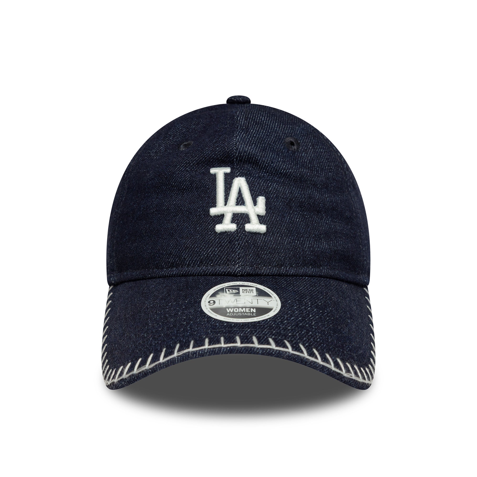 LA Dodgers Womens MLB Denim Stitch Navy 9TWENTY Cap