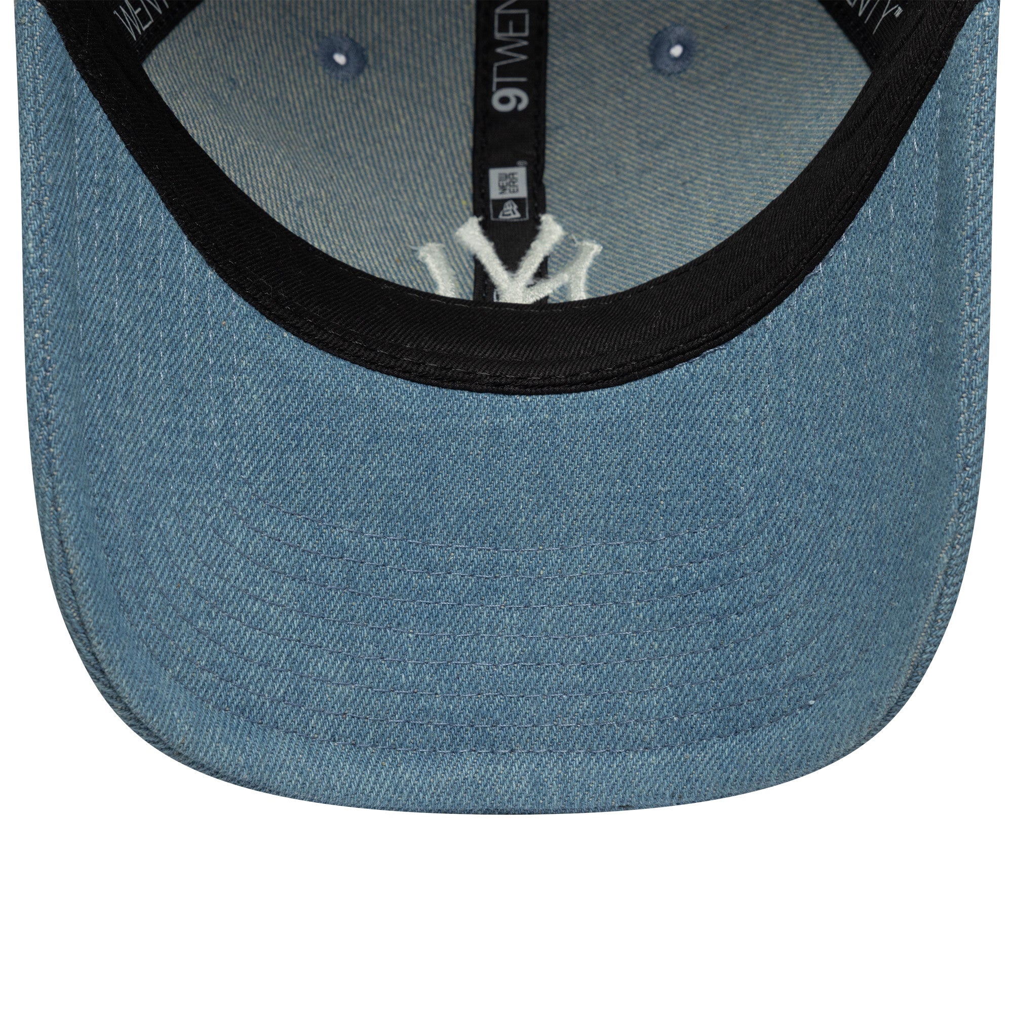 New York Yankees Womens MLB Denim Stitch Pastel Blue 9TWENTY Cap